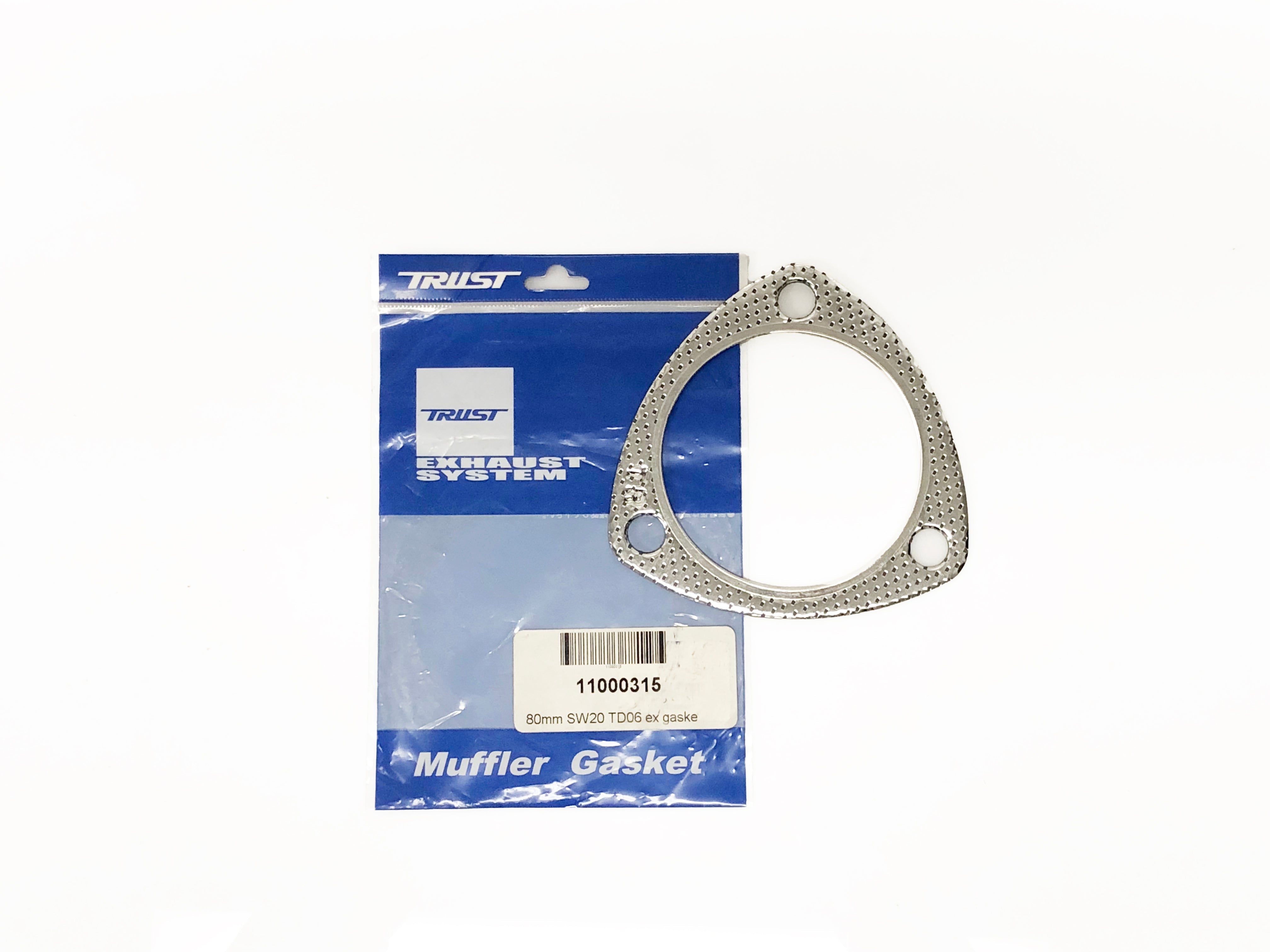 Replacement 80mm Muffler Gasket - 3-bolt