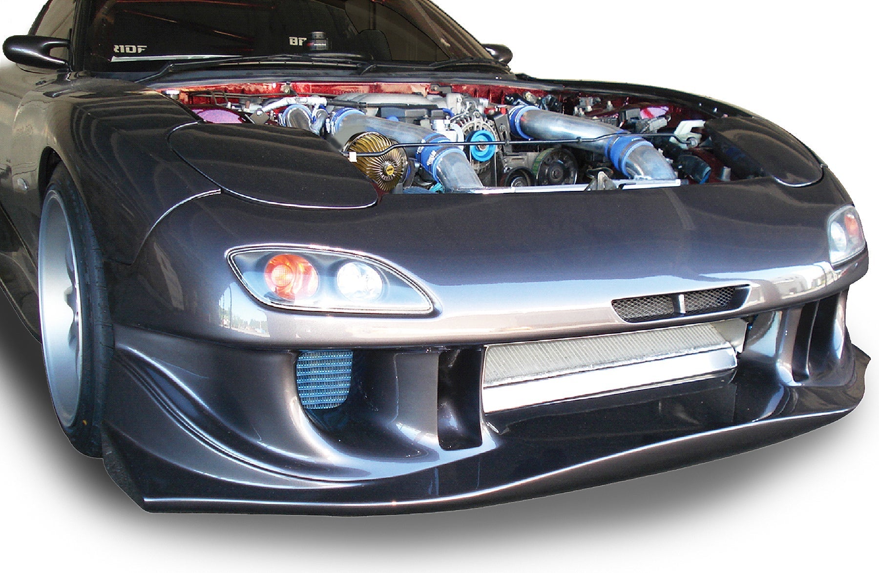 GREDDY V-MOUNT INTERCOOLER / RADIATOR KIT T-19 FD3S (M/C) Ver. 2 FULL KIT - (12040705 / 12040722)