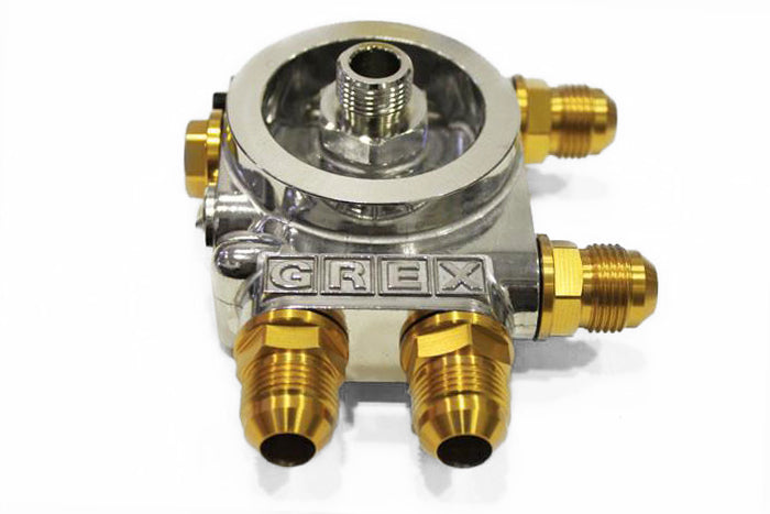 GReddy Oil Cooler Filter Block Adapter Type-I - Remote Filter ( & Optional Bypass Tube )