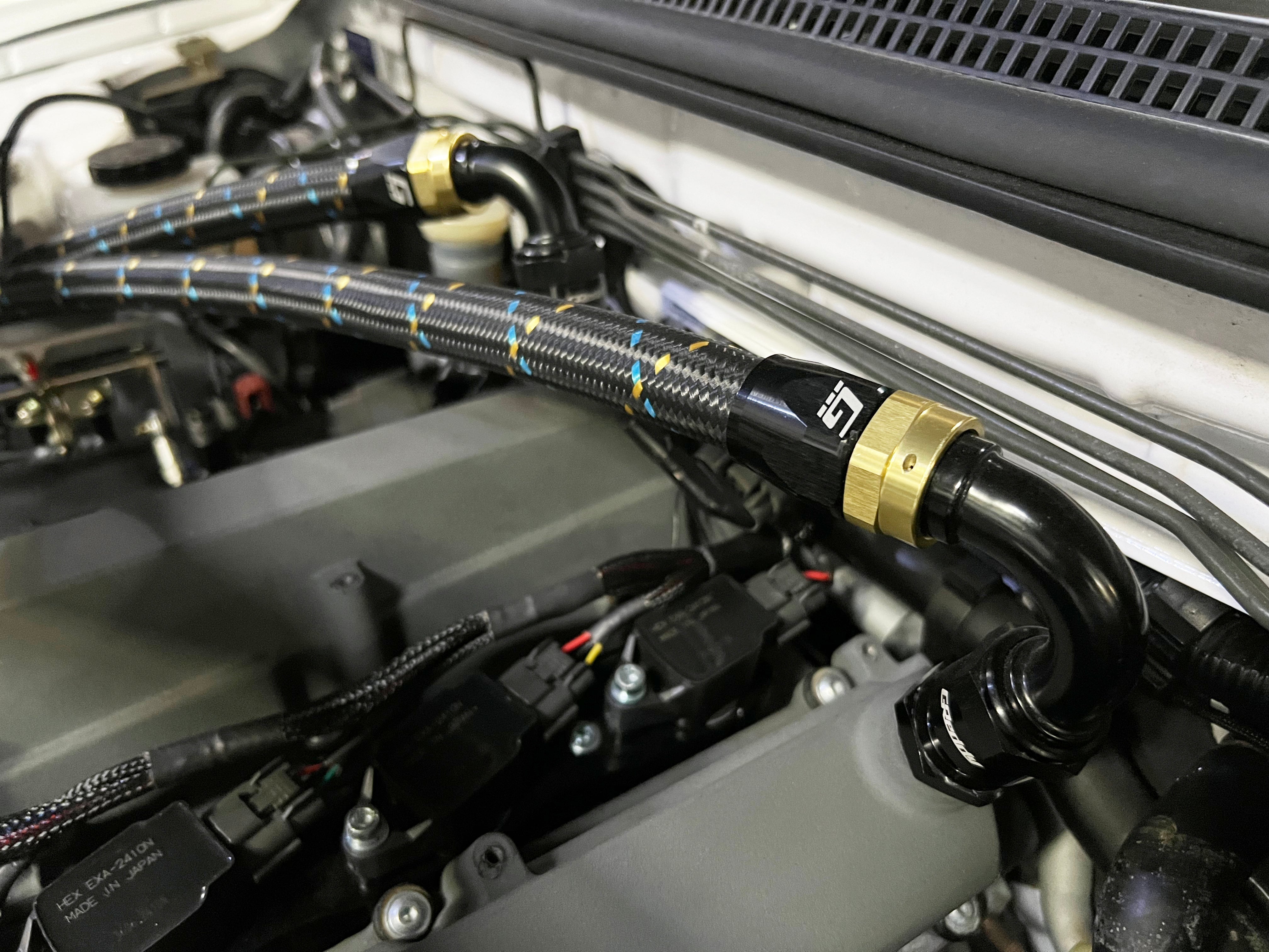 GREDDY NYLON BRAIDED -04, 06, 08, 10, 12, 16 Hoses - (12850400 12850600 12850800 12851000 12851200 12851600)