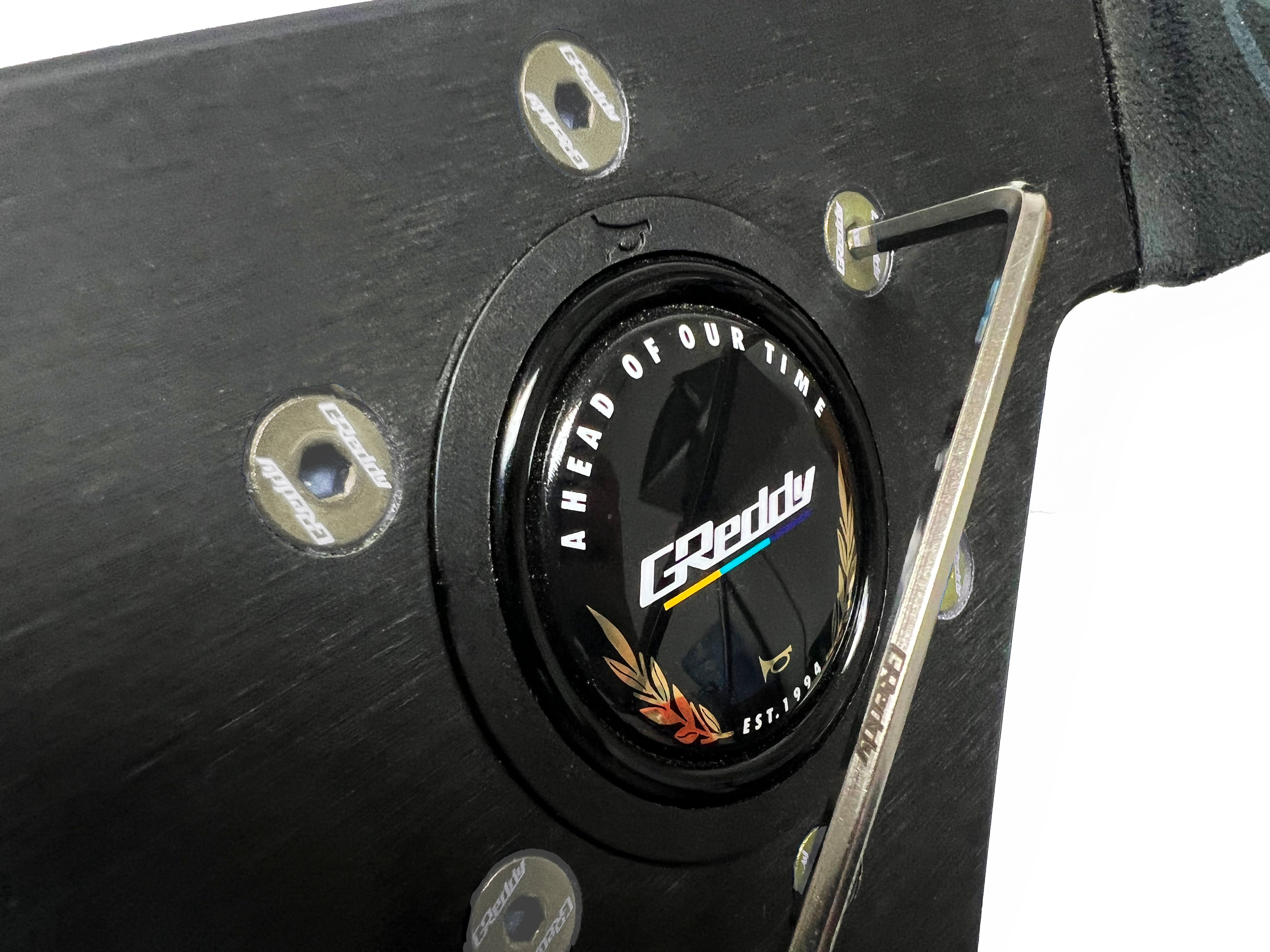 GReddy Steering Wheel Bolt Kit(s) -  Burnt Blue/Raw Gold Titanium