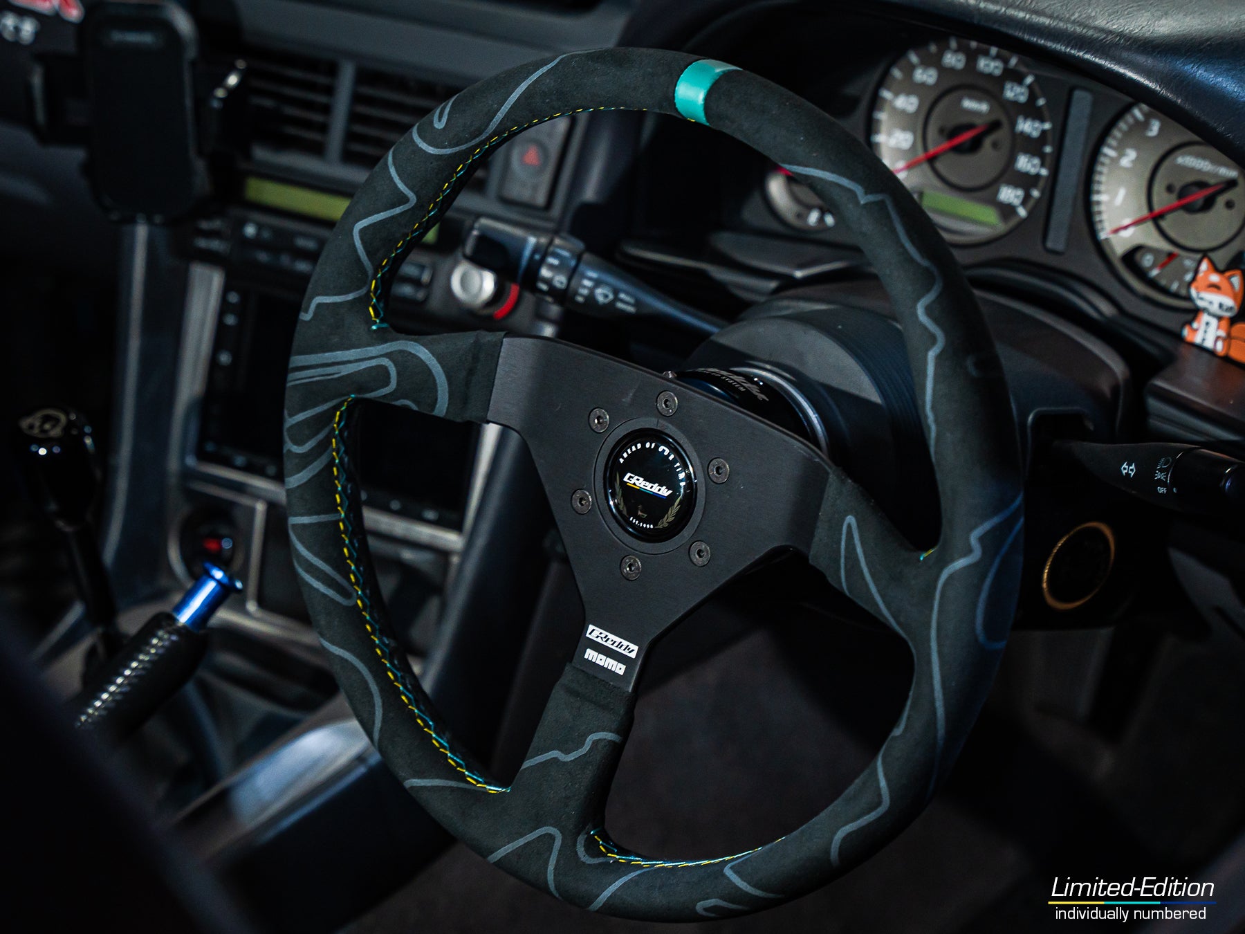 GREDDY MOMO ALCANTARA MONTECARLO STEERING WHEEL, LIMITED EDITION - (16500211)