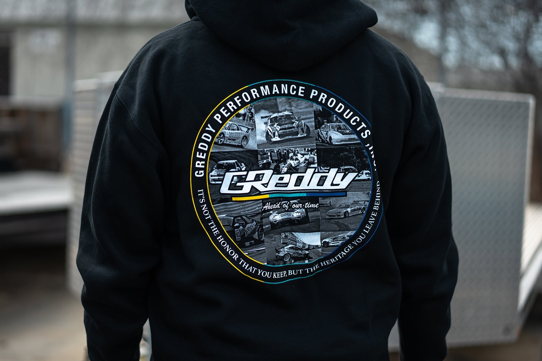 GReddy Performance Zip Hood - Black