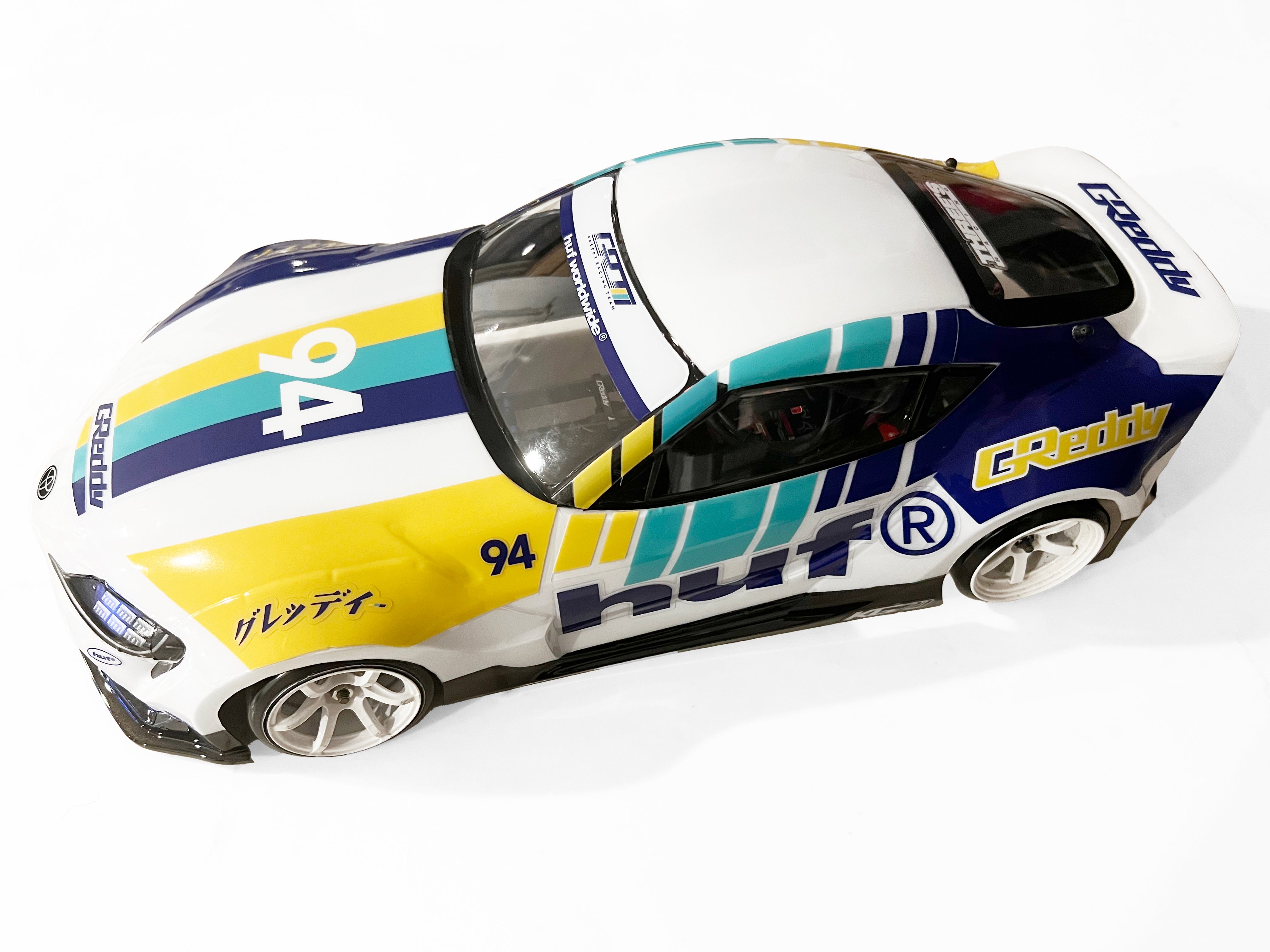 HUF x GReddy Yokomo Pandem A90 GR Supra 1/10 RC Body (clear) - (limited release)