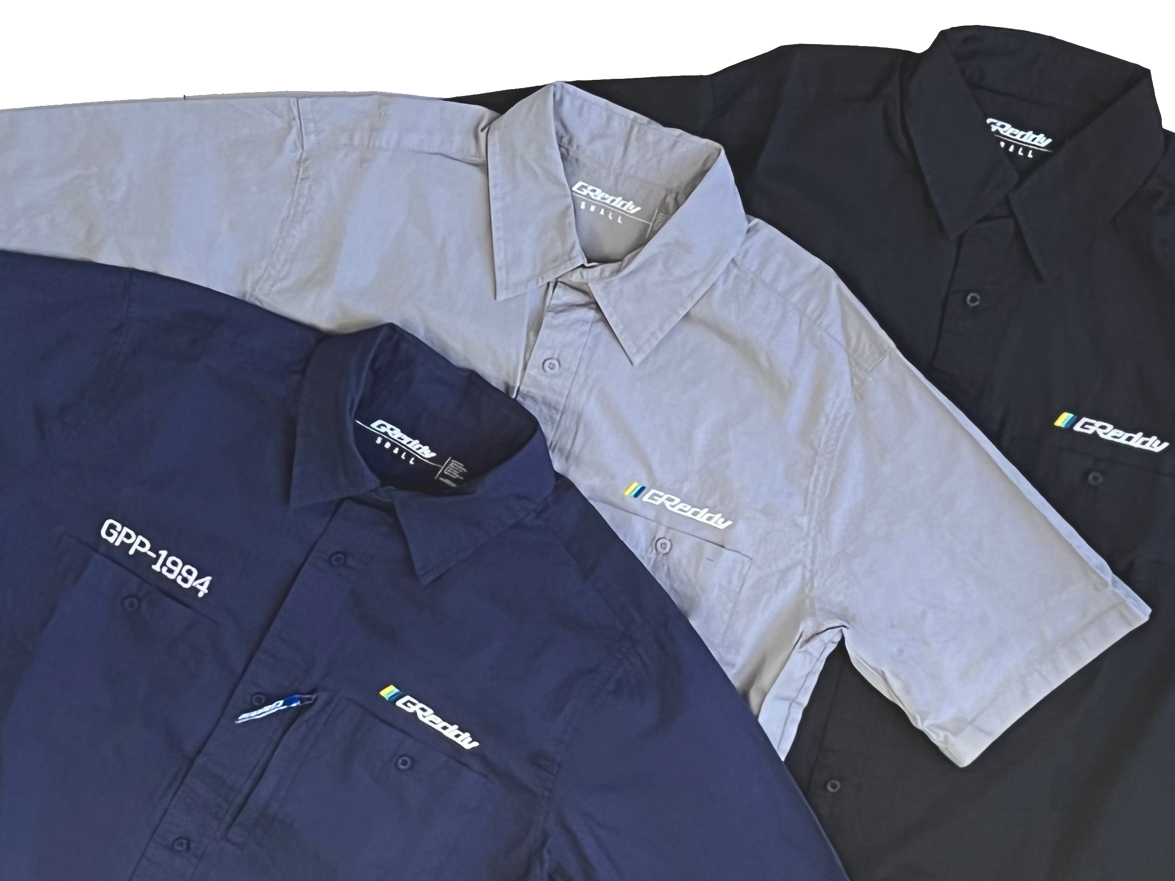 GReddy Mechanic's Button-up Work Shirt(s) 2.0 - Navy