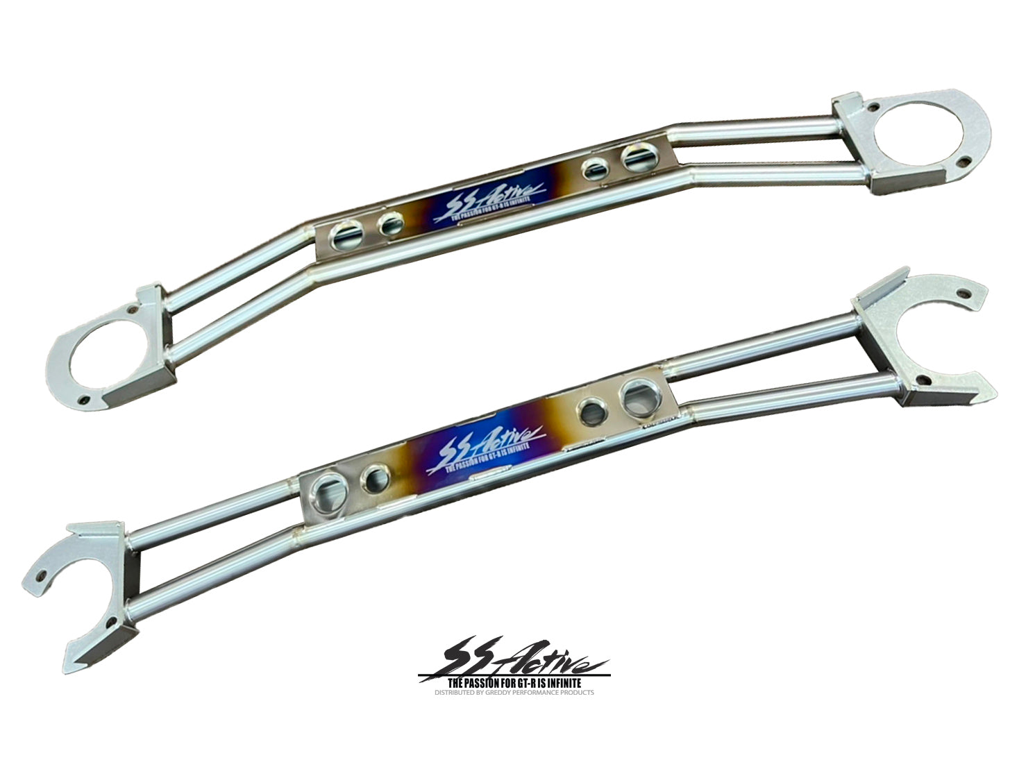 Garage Active "SS Active" Titanium Front Tower Bar(s) - (R32/R33/R34)