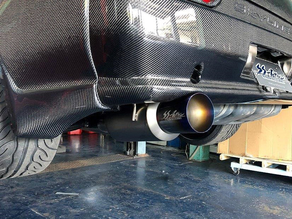 Garage Active "SS Active" 90mm Titanium Exhaust(s) (R32/R34)