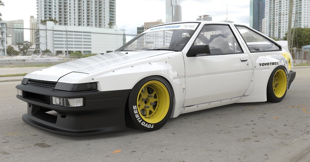 Pandem Aero - Toyota (AE86) Corolla Trueno Hatchback