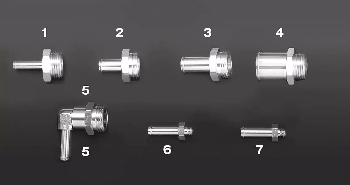 AIRINX OPTIONAL HOSE UNIONS FITTING(S) - (11900500 through 11900508)