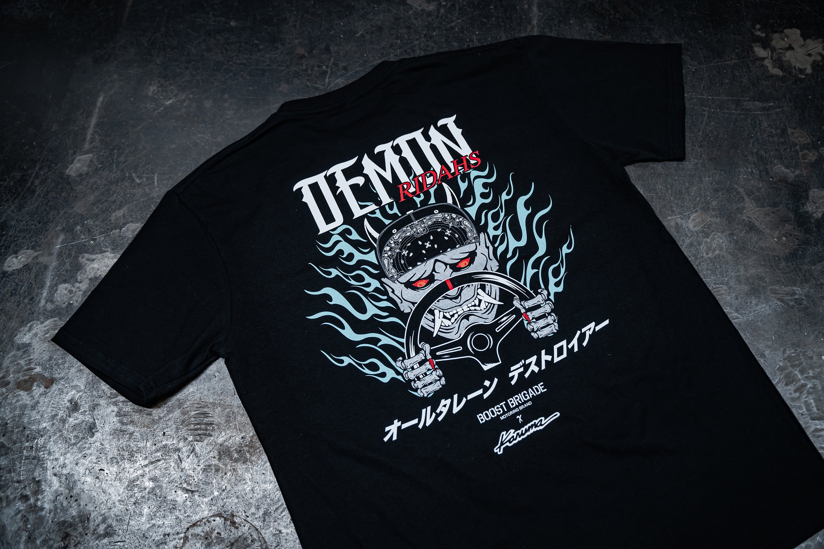 Boost Brigade x Karuma Demon Ridahs Tee