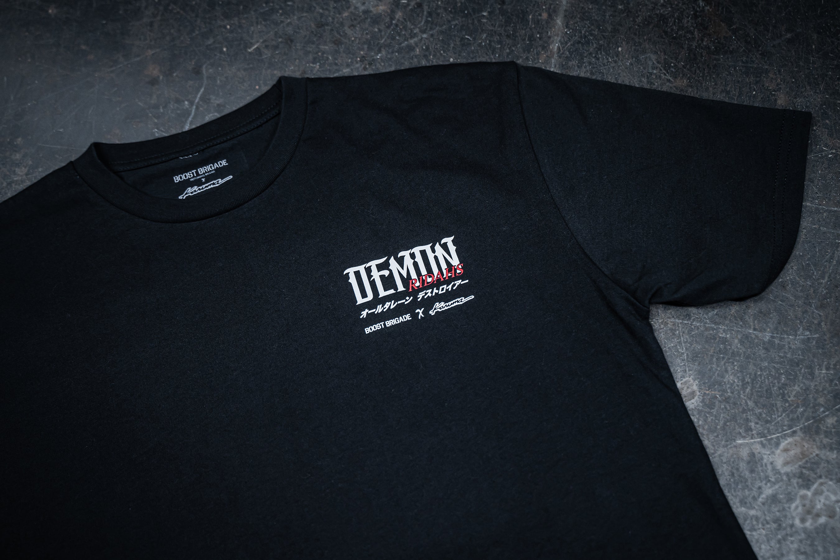 Boost Brigade x Karuma Demon Ridahs Tee
