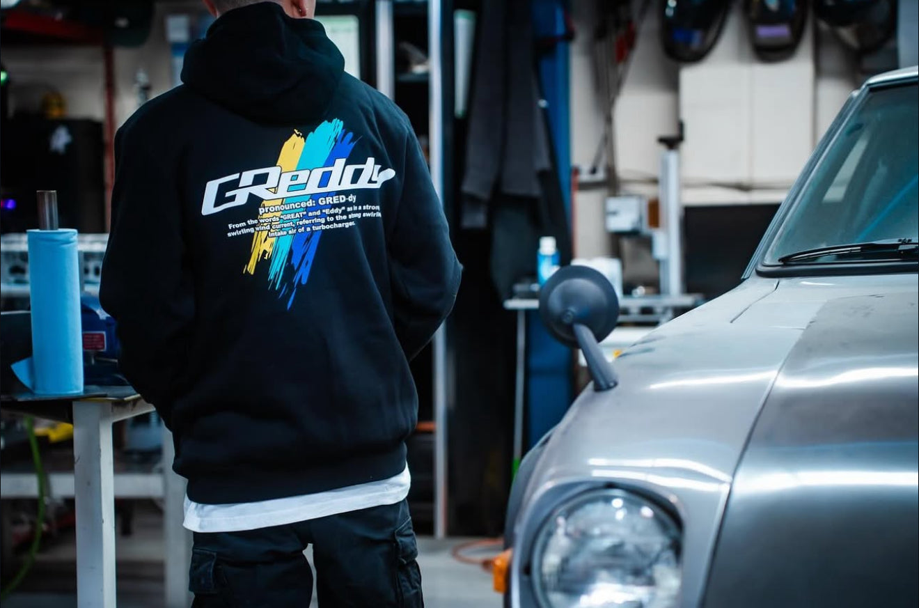 GReddy Definition Pullover Hood - Black