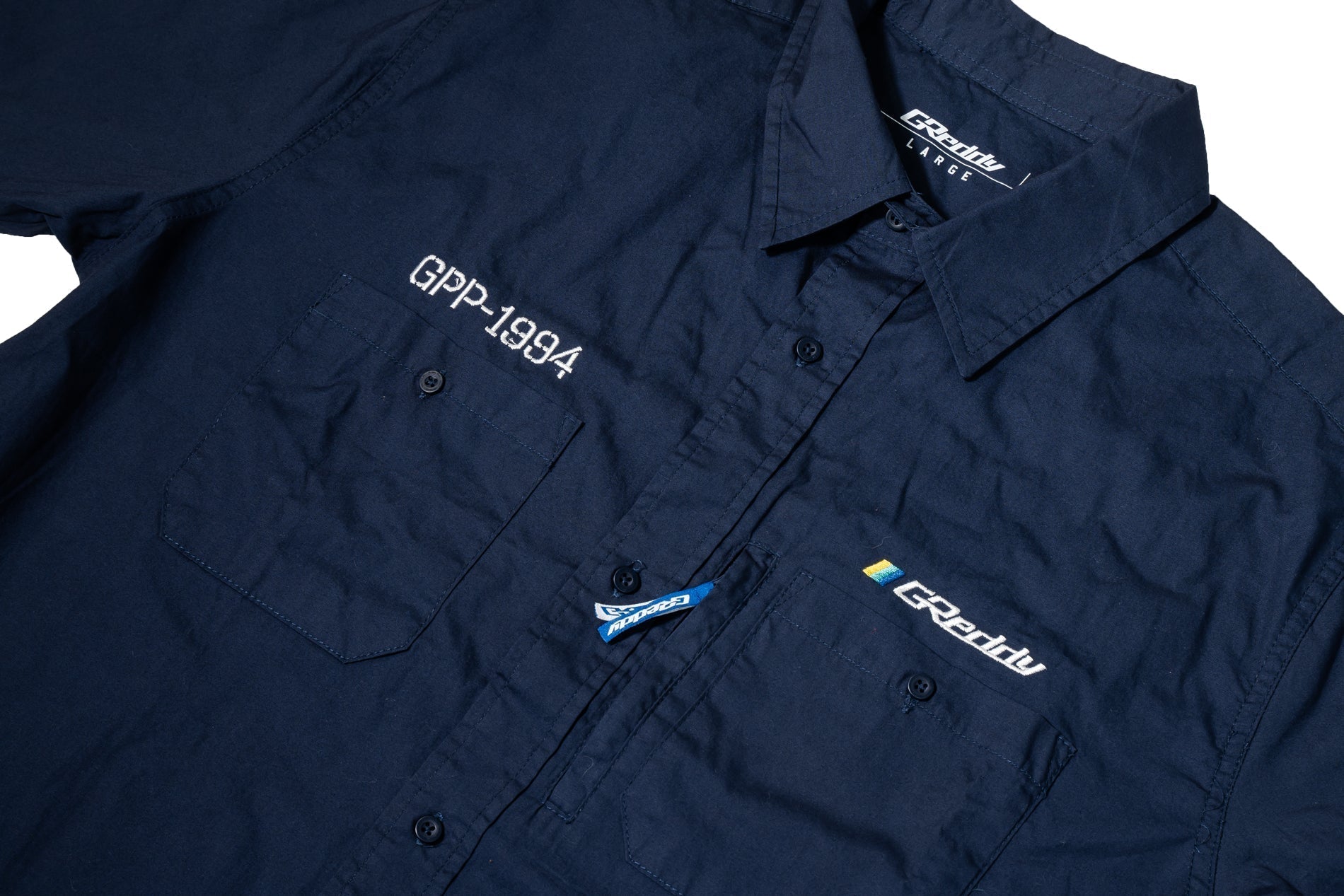 GReddy Mechanic's Button-up Work Shirt(s) 2.0 - Navy