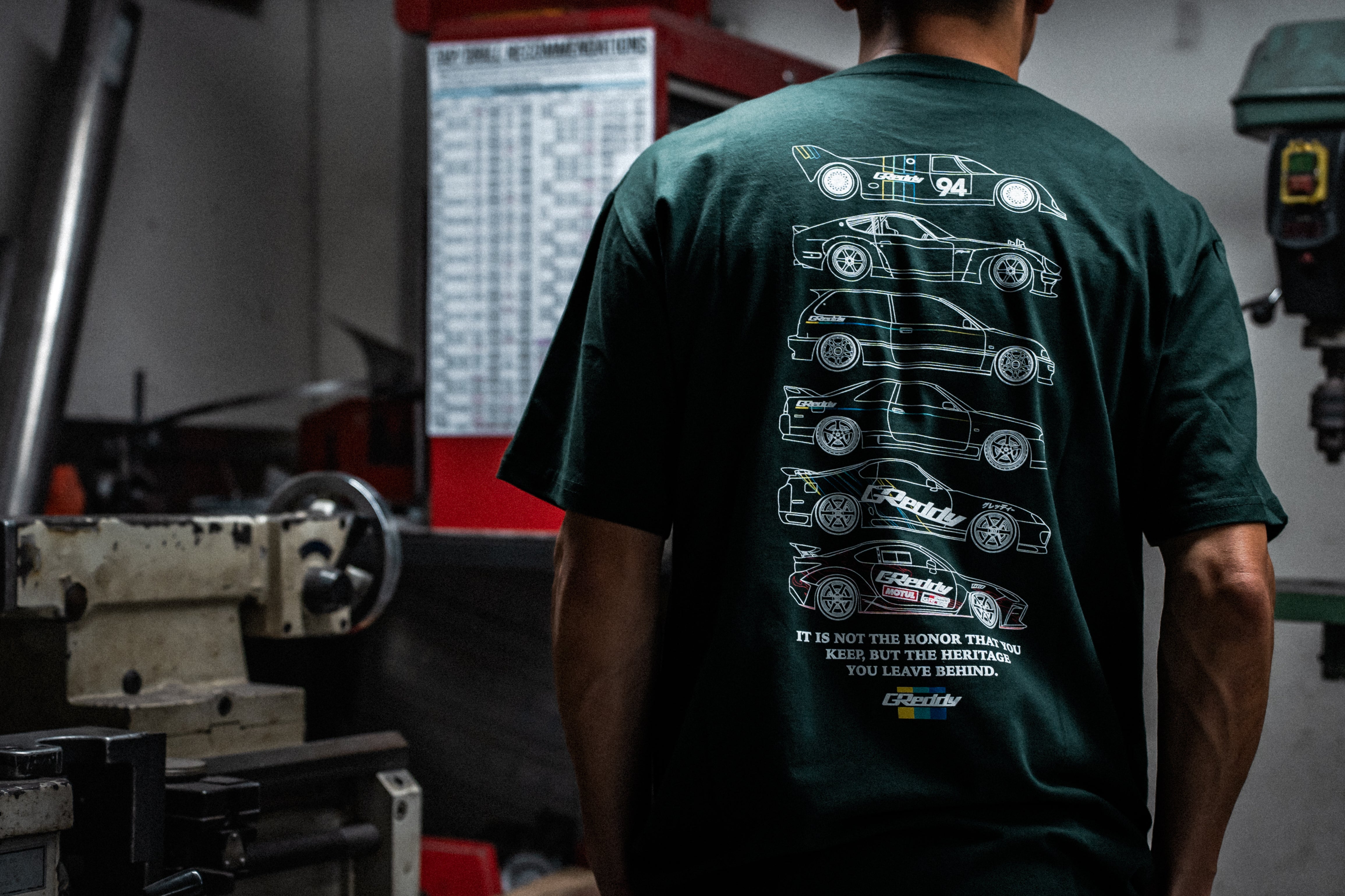 GReddy Heritage 4.0 Tee - Sports Green