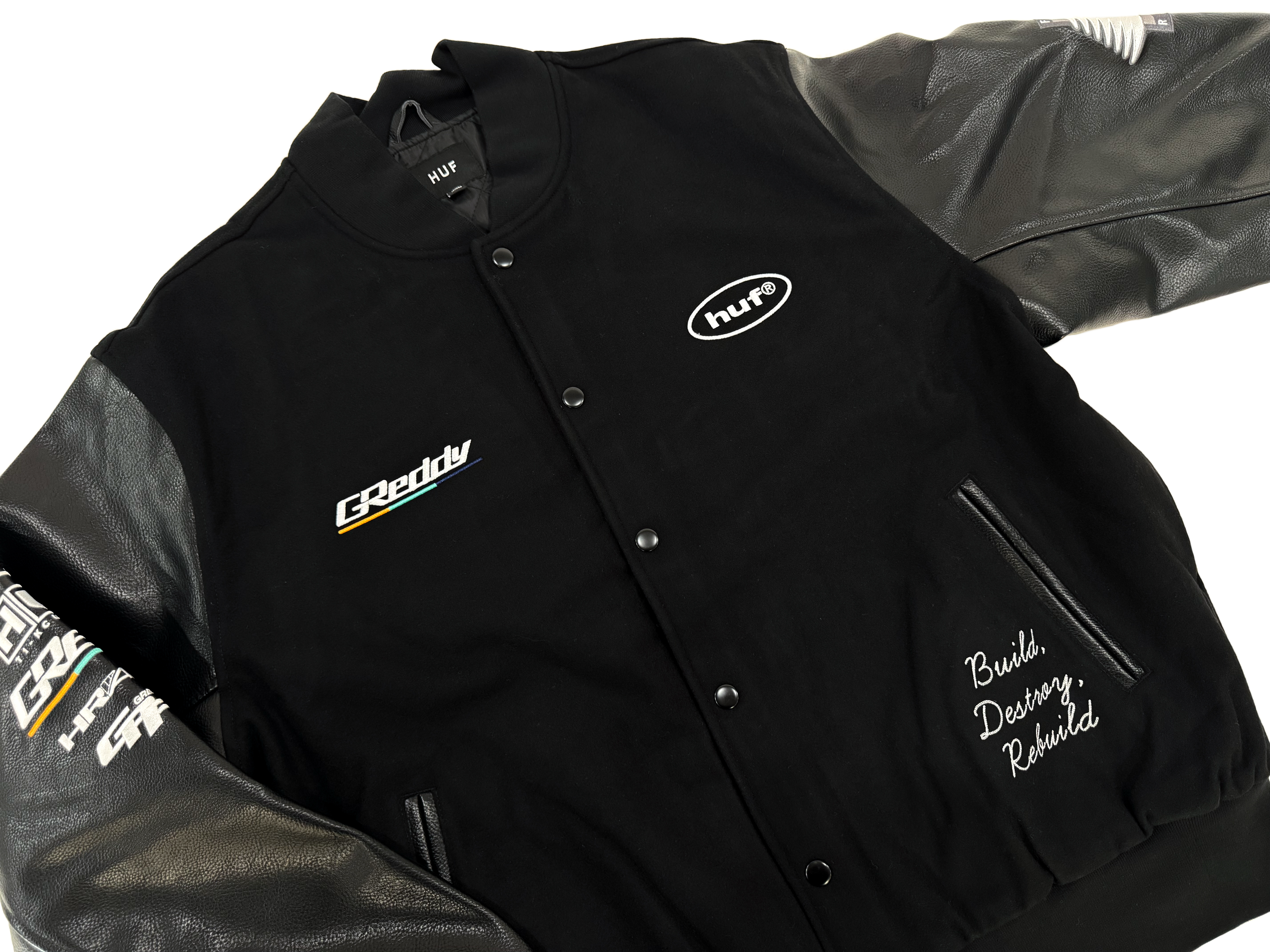 HUF x GReddy Varsity Jacket