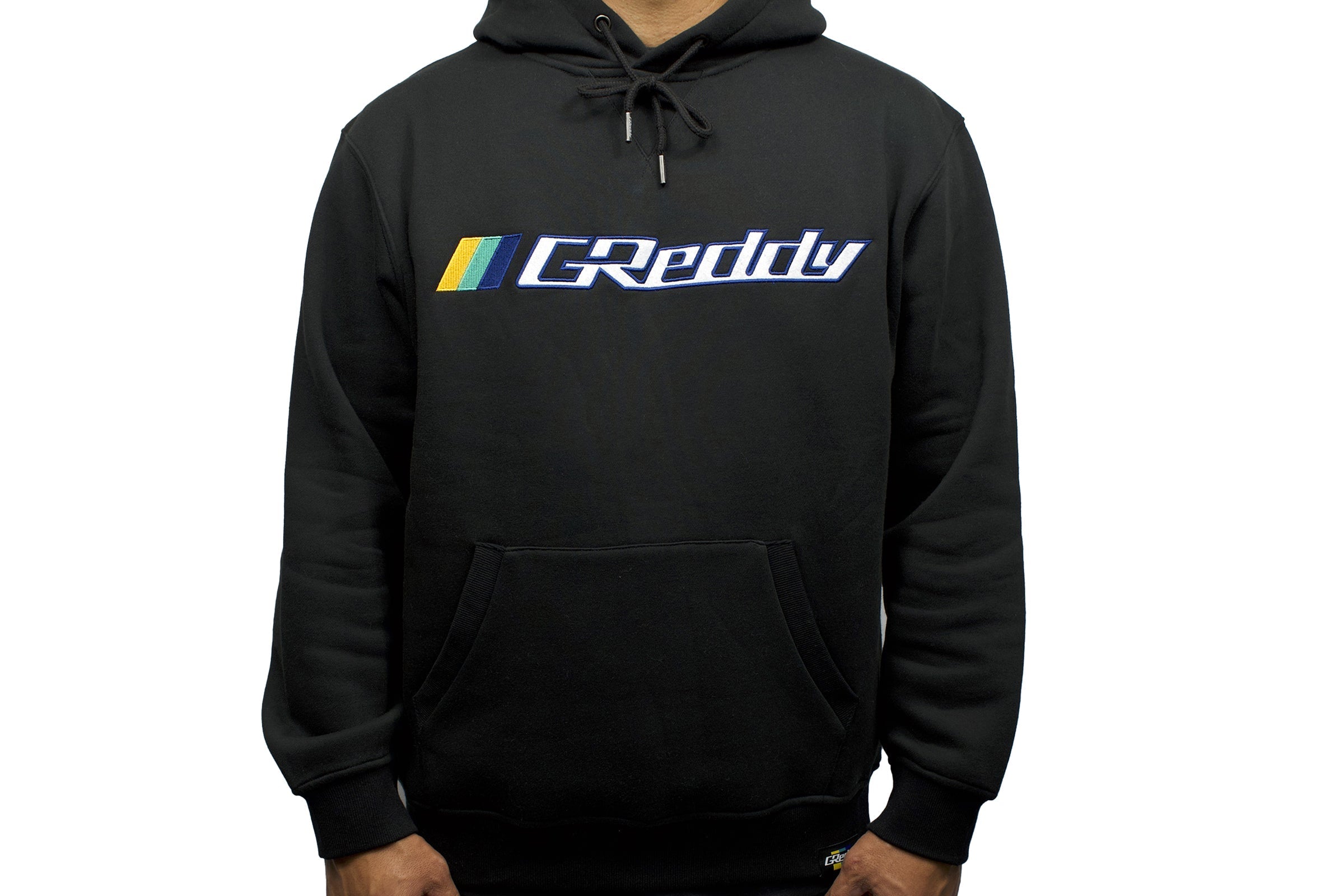 OG GReddy Embroidered Pullover Hoodie - Black