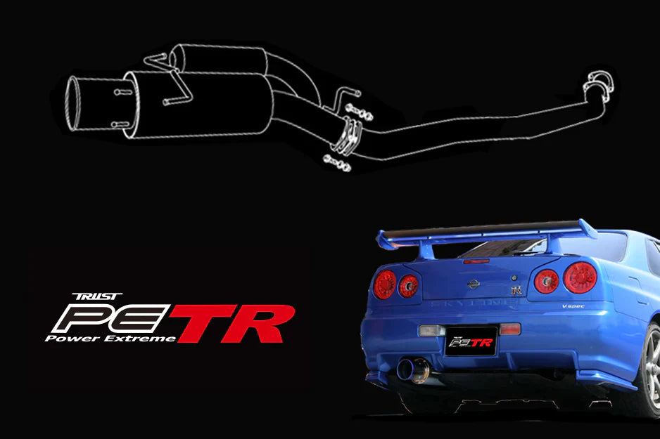 TRUST PE-TR Cat-back Exhaust Systems - application specific