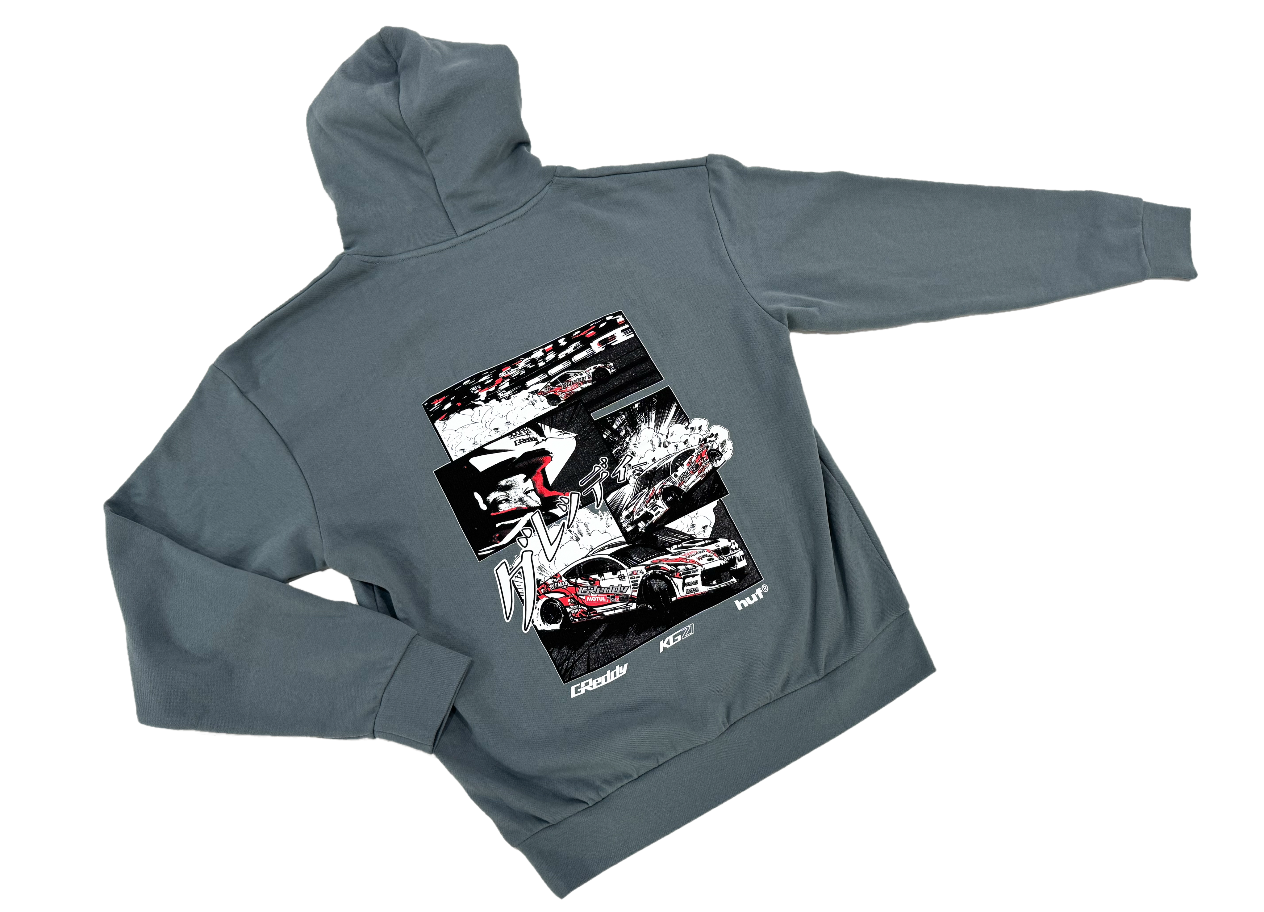 GReddy X HUF Reveal Hood(s)- Blue Magic