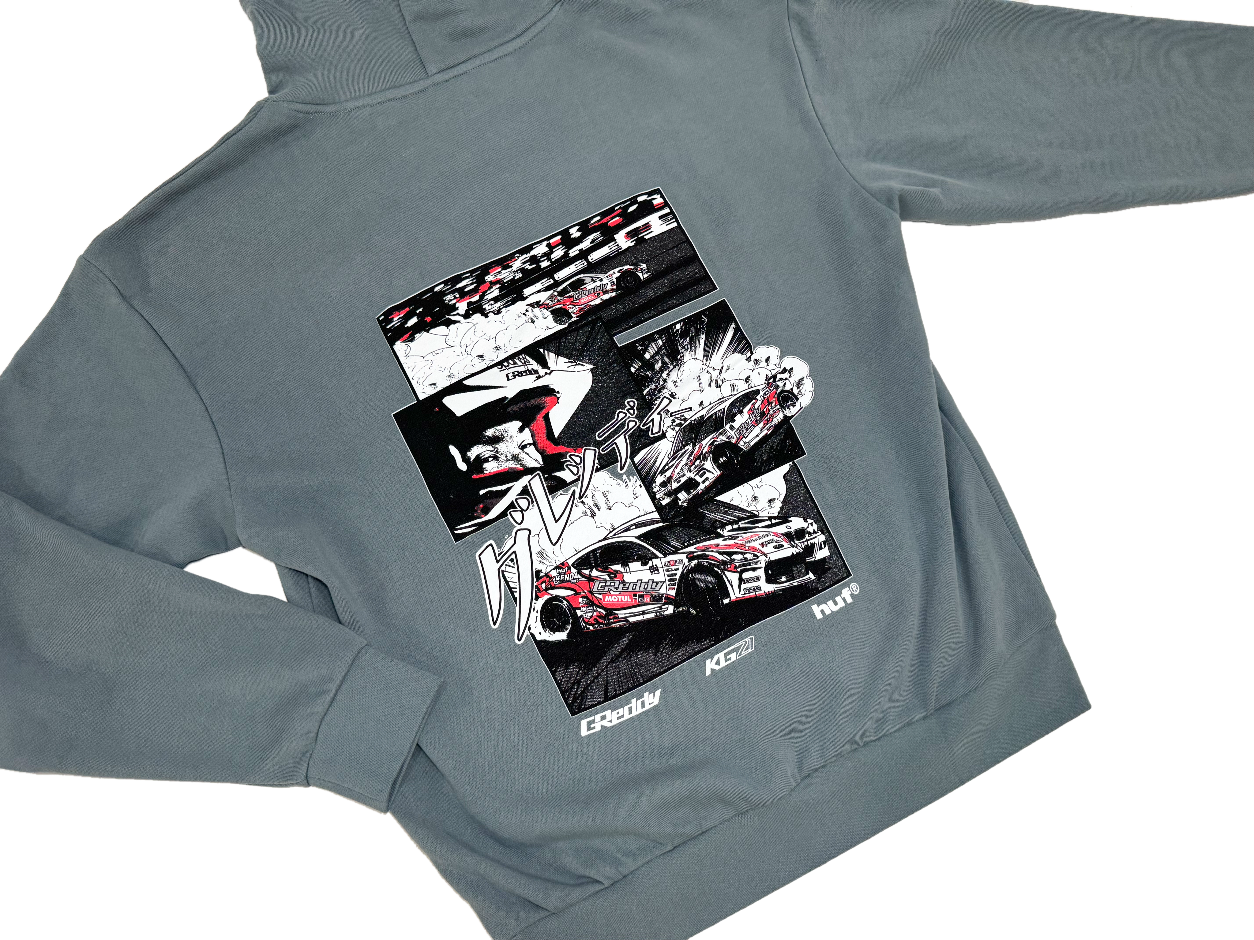 GReddy X HUF Reveal Hood(s)- Blue Magic