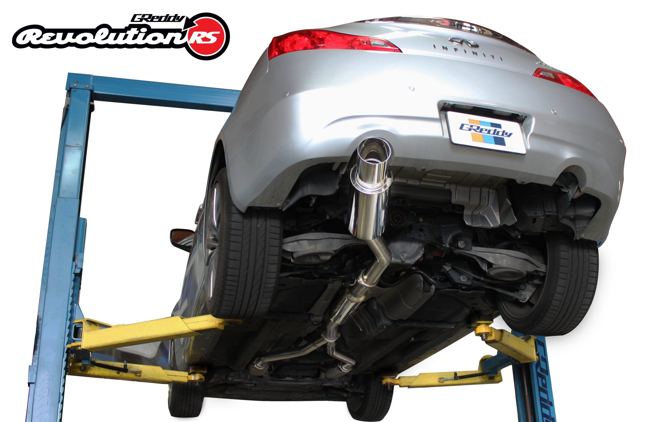 *SALE - REVOLUTION INFINITI G37 COUPE 08-14 SINGLE MUFFLER SYSTEM - (10128103)