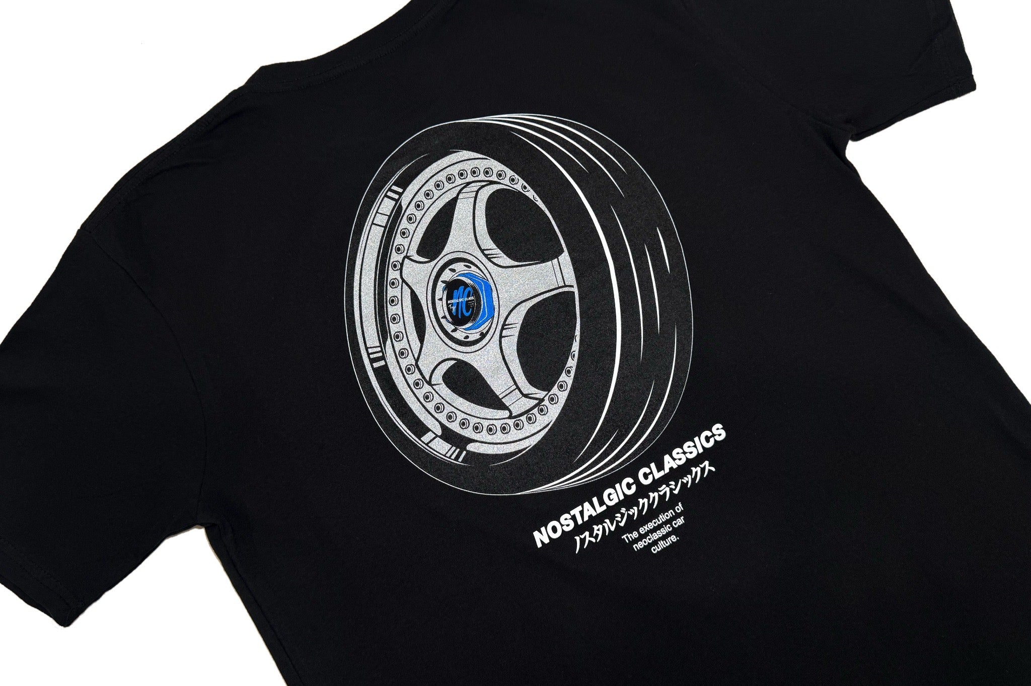 Nostalgic Classics NC Blue Tee - Black