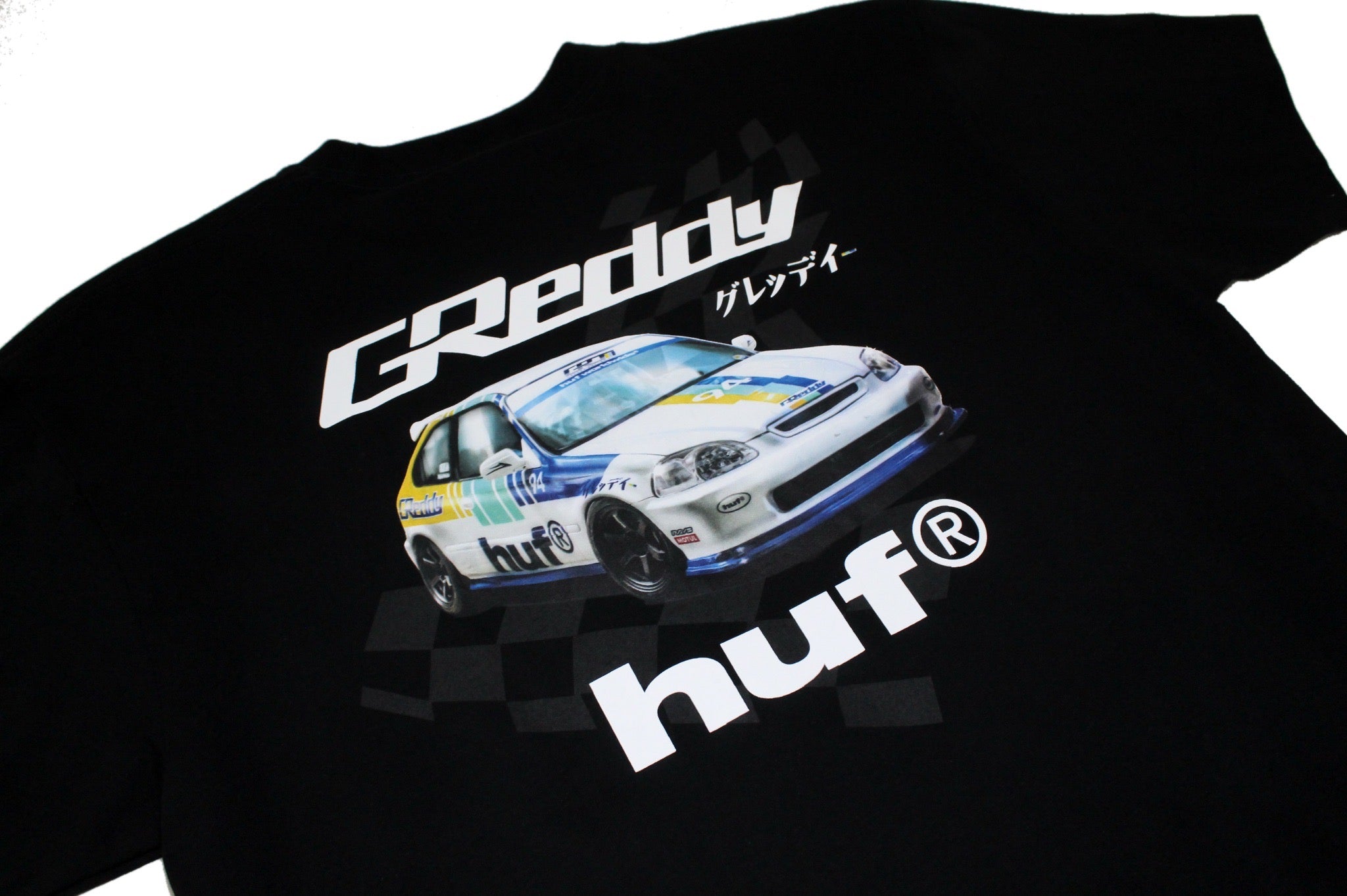 HUF x GReddy EK Tee - Black