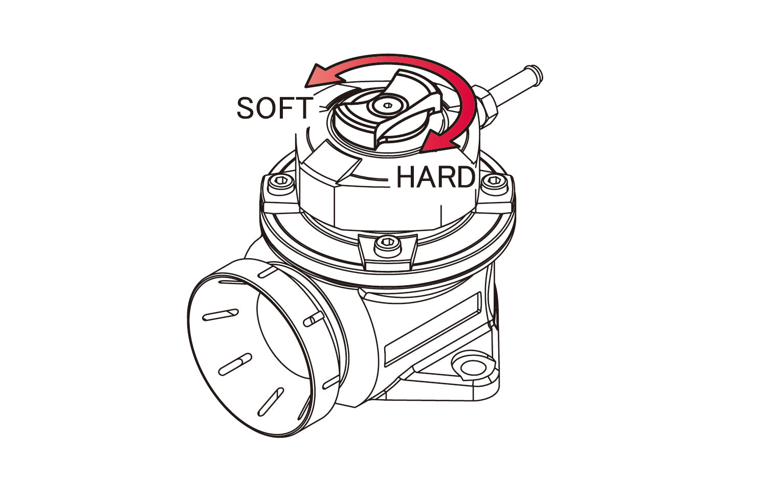 GREDDY TYPE FV2 BLOW OFF VALVE "BLACK-OUT" - (11501673)
