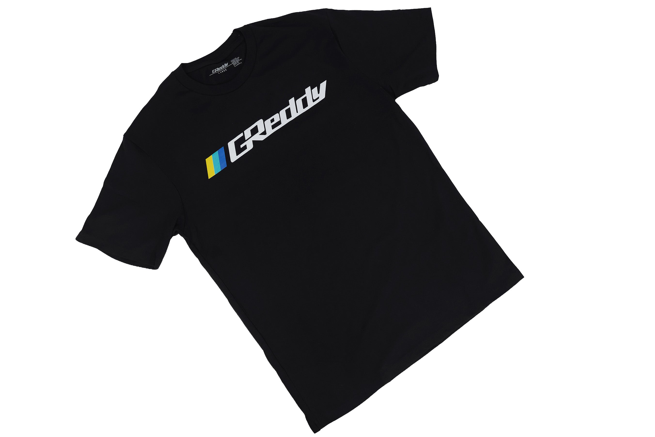 GReddy OG Logo Tee (with 3 stripes) - Black