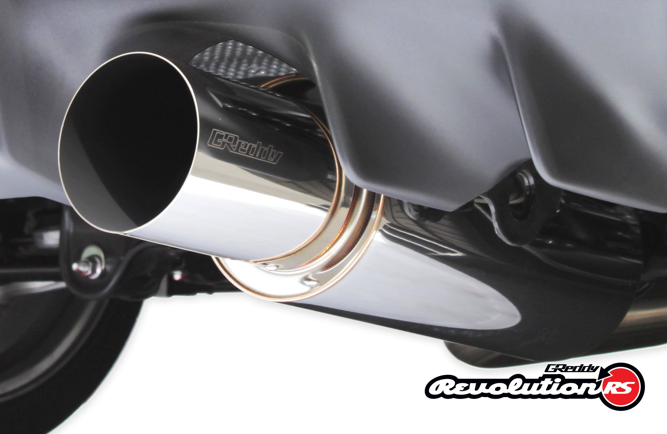 REVOLUTION UNIVERSAL MUFFLER 3.0"- 3-BOLT 115MM  TIP - (11001131)