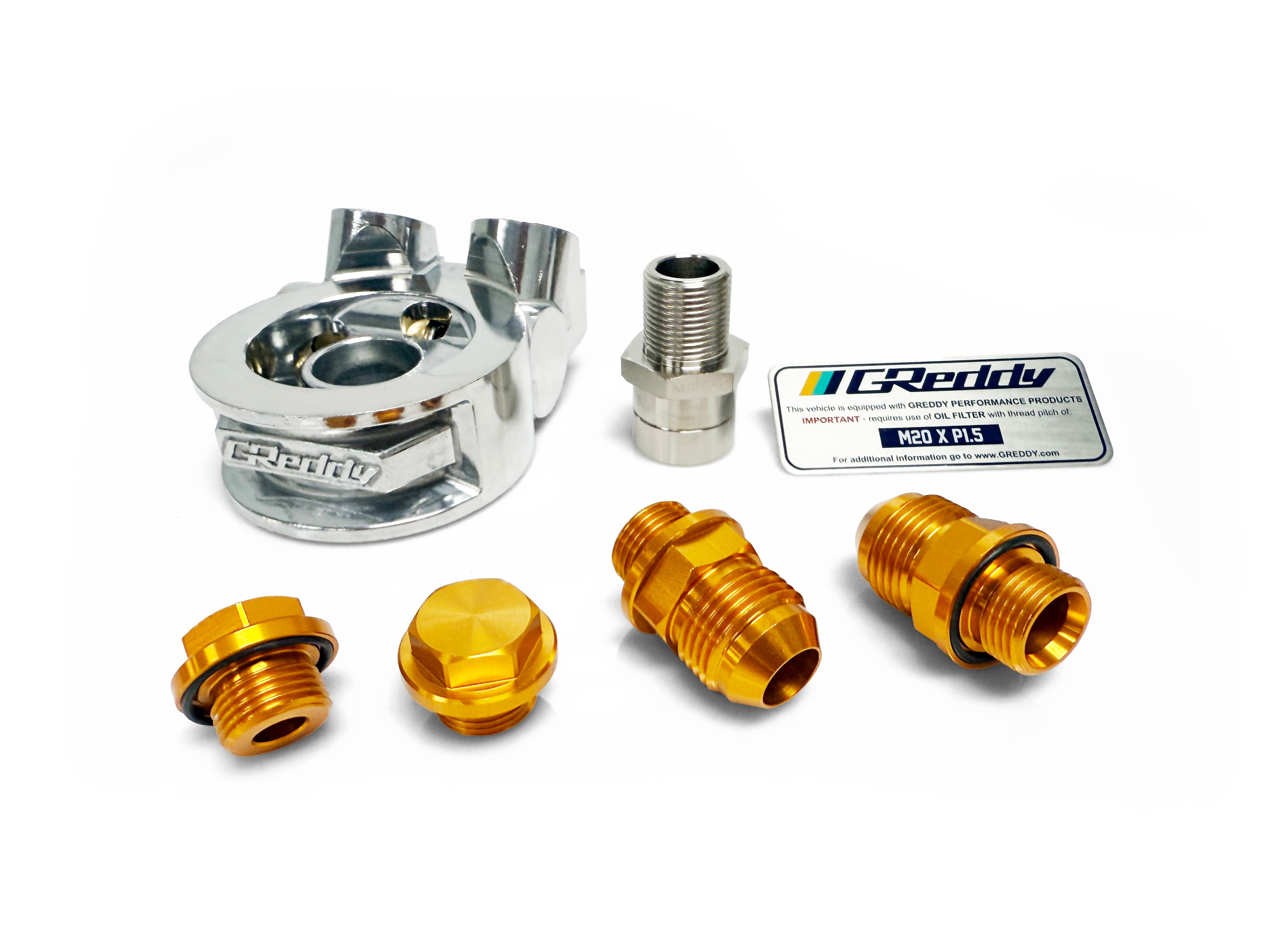 Revised GReddy Std. Oil Cooler Block Adapter - Universal - NEW and In-stock!