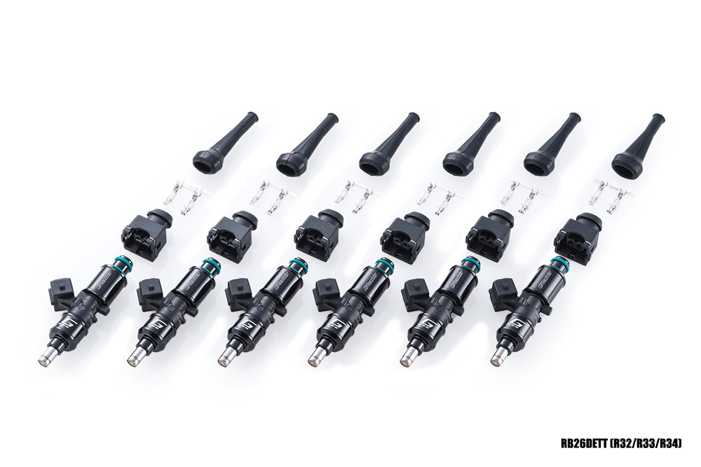 GREDDY FUEL INJECTOR KIT(S)  RB26 BLACK - (13923230 13923231 13923232)