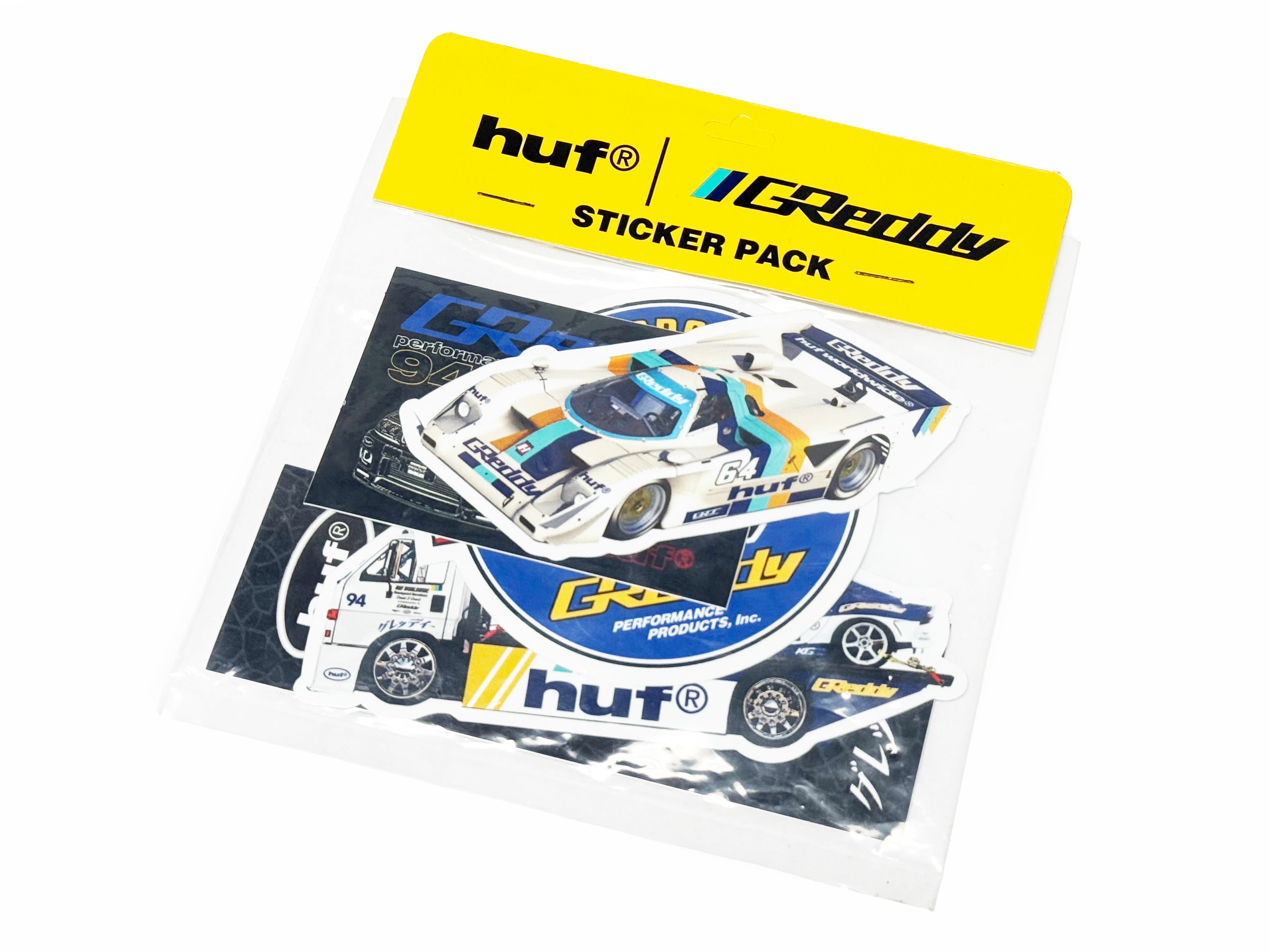 Huf X GReddy Sticker Pack - Multi.