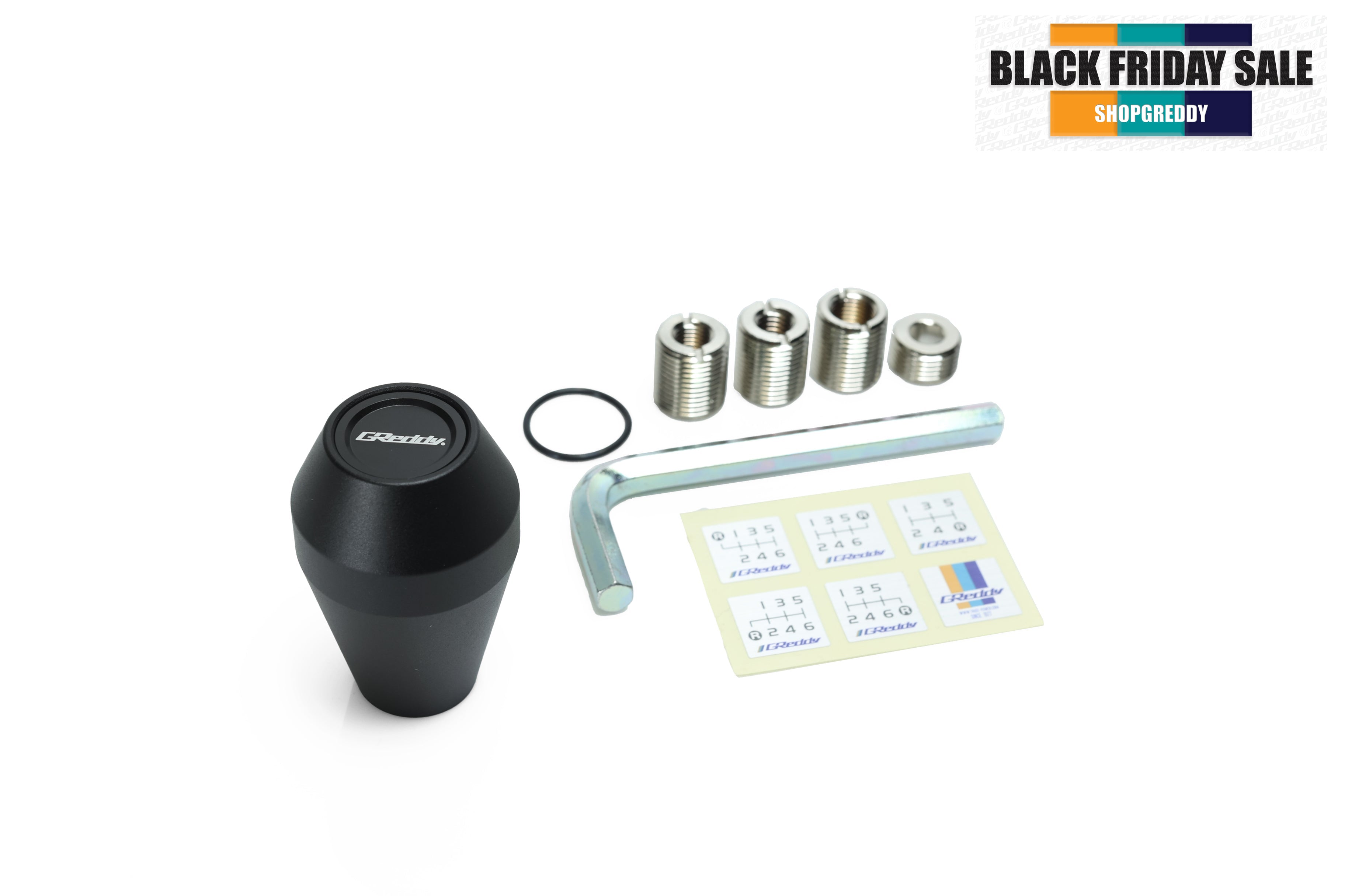 SALE - GReddy Type A01 "Black-out" Shift Knobs (Std., non-reverse lock-out type)