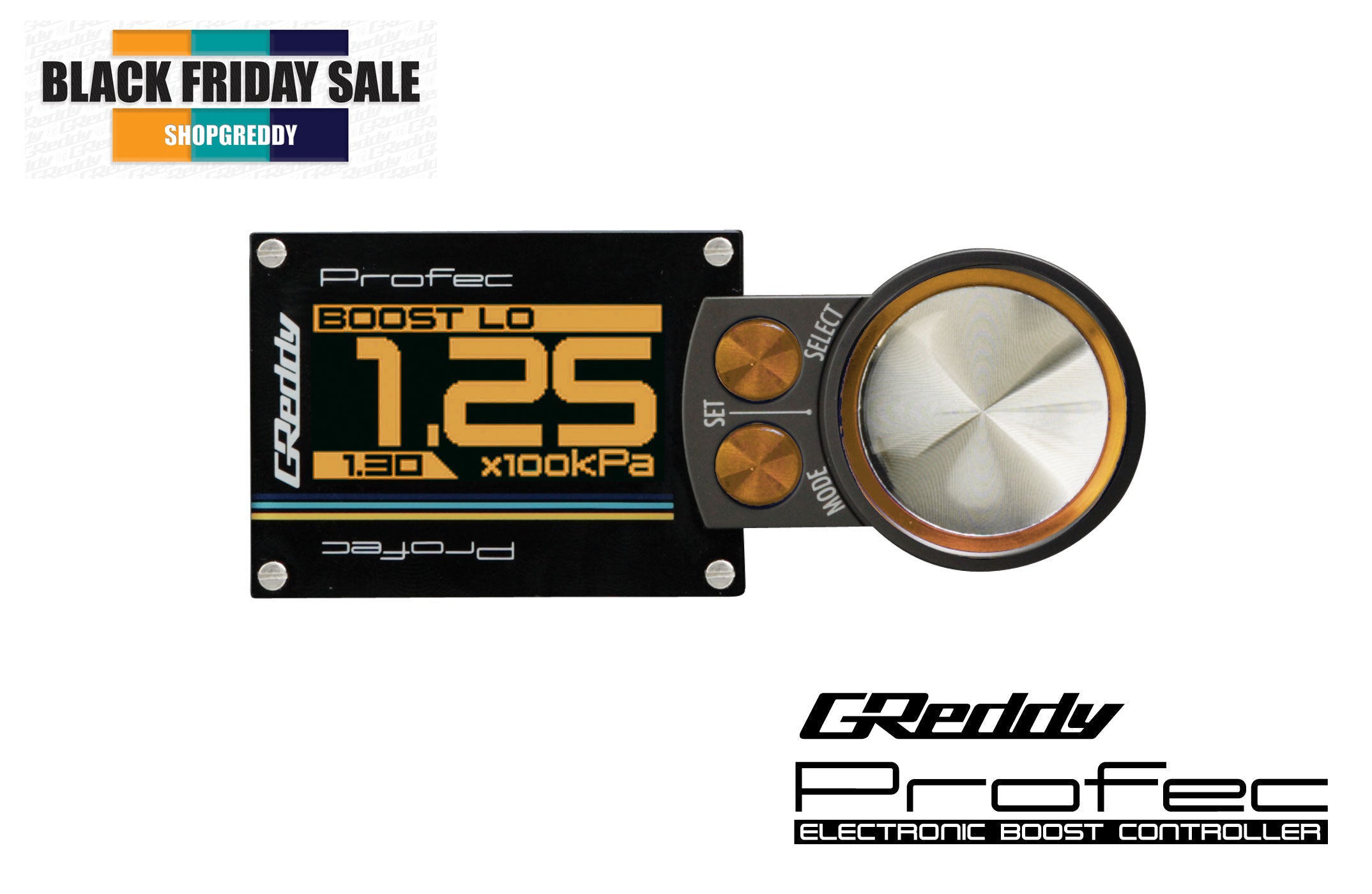 SALE - GReddy Profec - Electronic Boost Controller (8-Bar boost reading) Amber