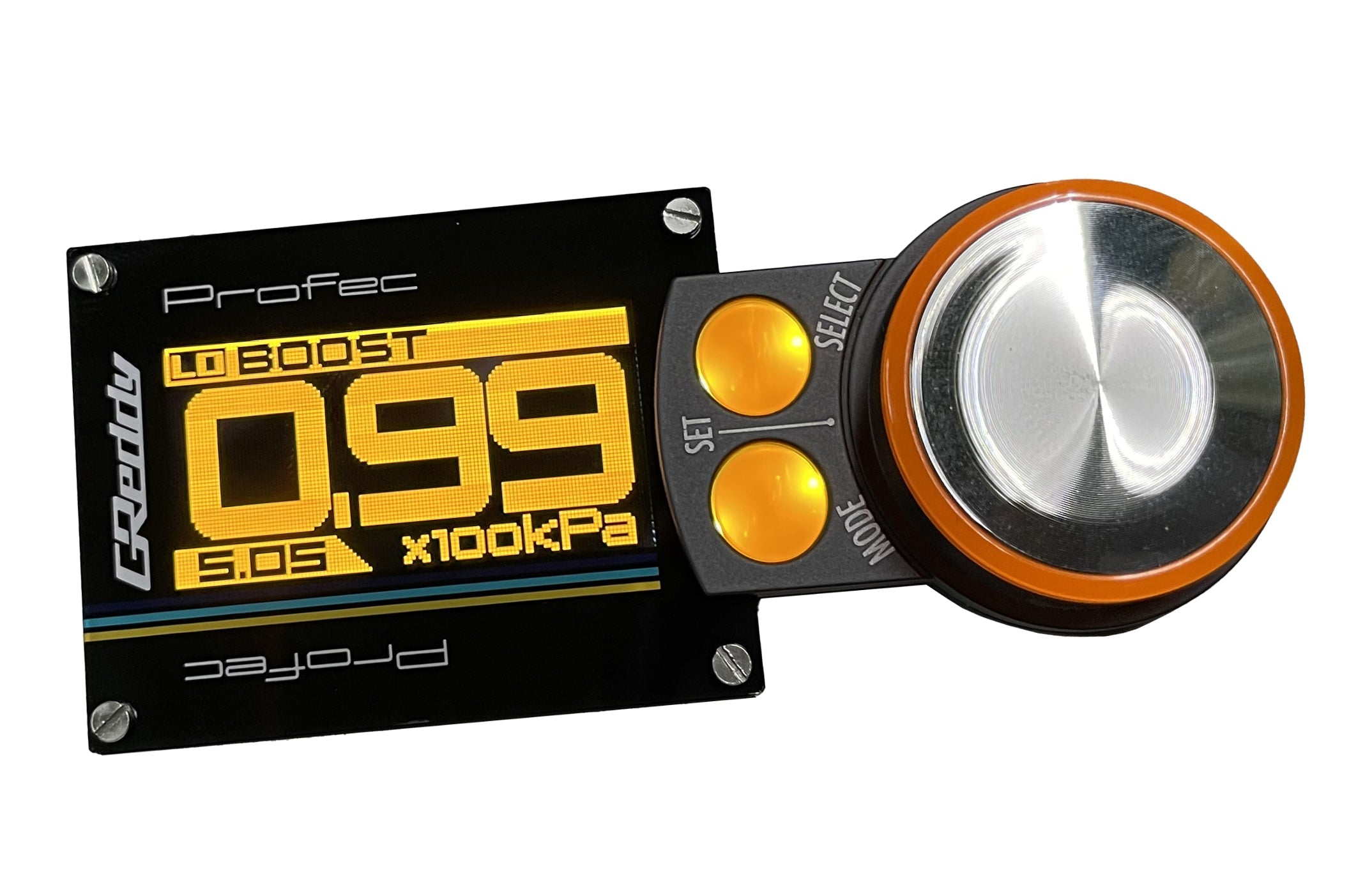 GReddy Profec - Electronic Boost Controller (8-Bar boost reading) Amber (OLED)