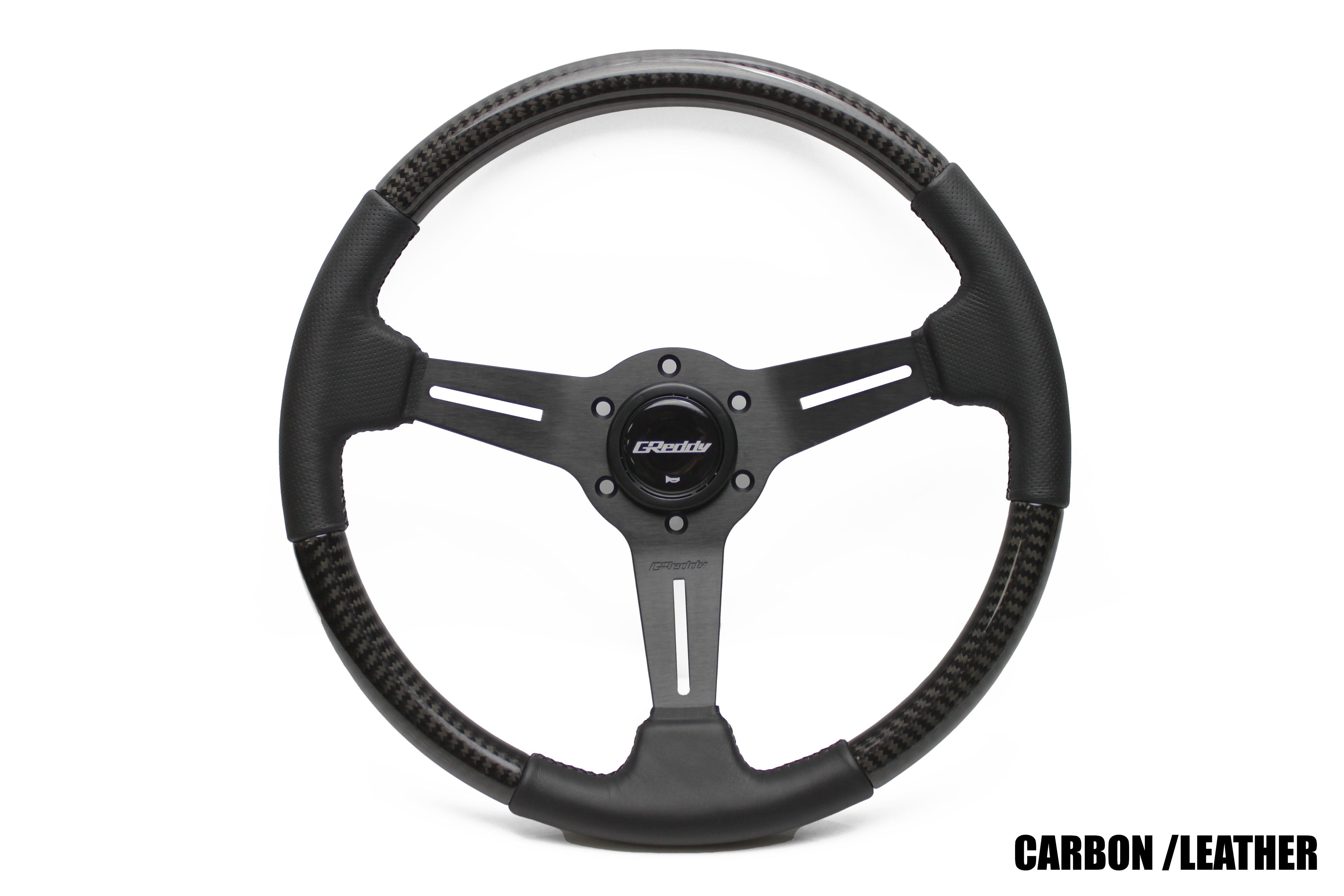 GReddy Sport Steering Wheel Carbon