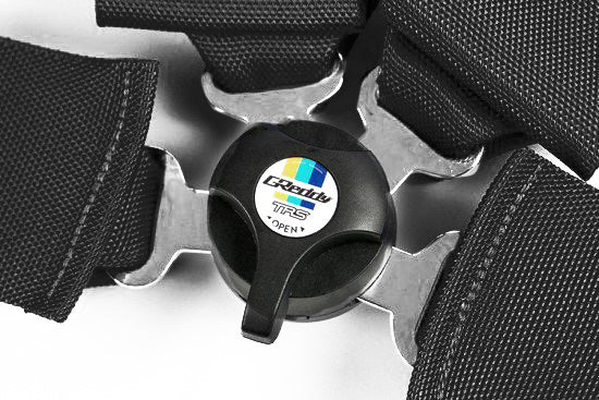 GReddy x TRS FIA Certified 4P Racing Harness - Black