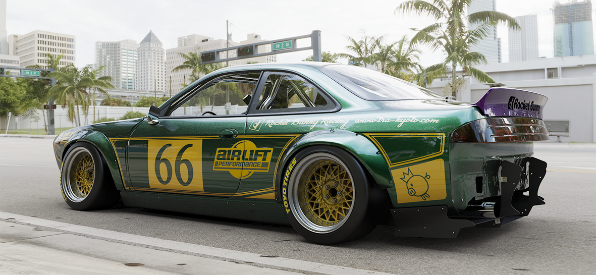 Rocket Bunny Boss Aero - Nissan 240SX Silvia (S14) - Full Kit in-stock