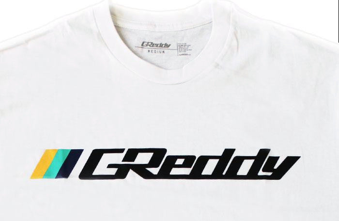 GReddy OG Logo Tee (with 3 stripes) - White