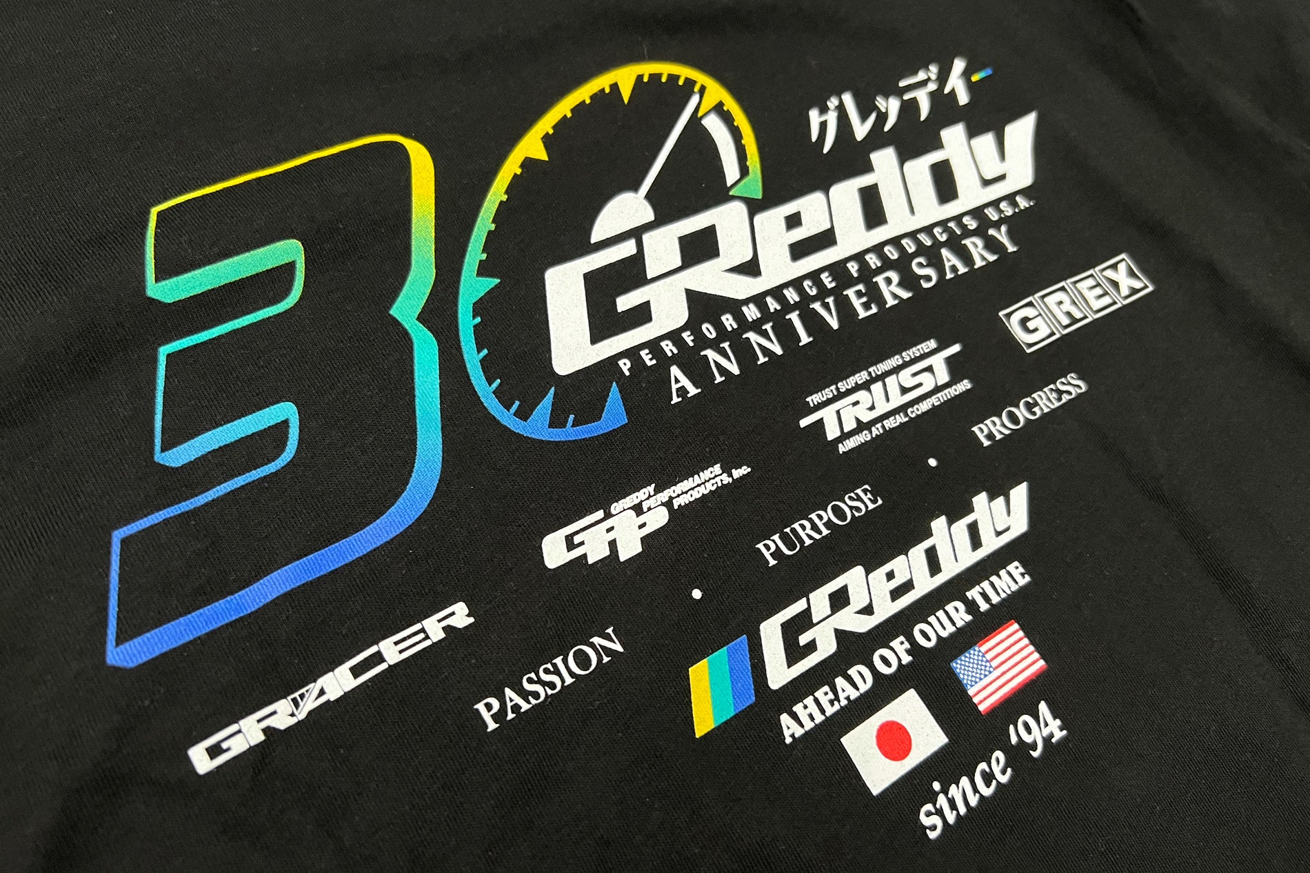 GReddy 30th Anniversary Tee - Black