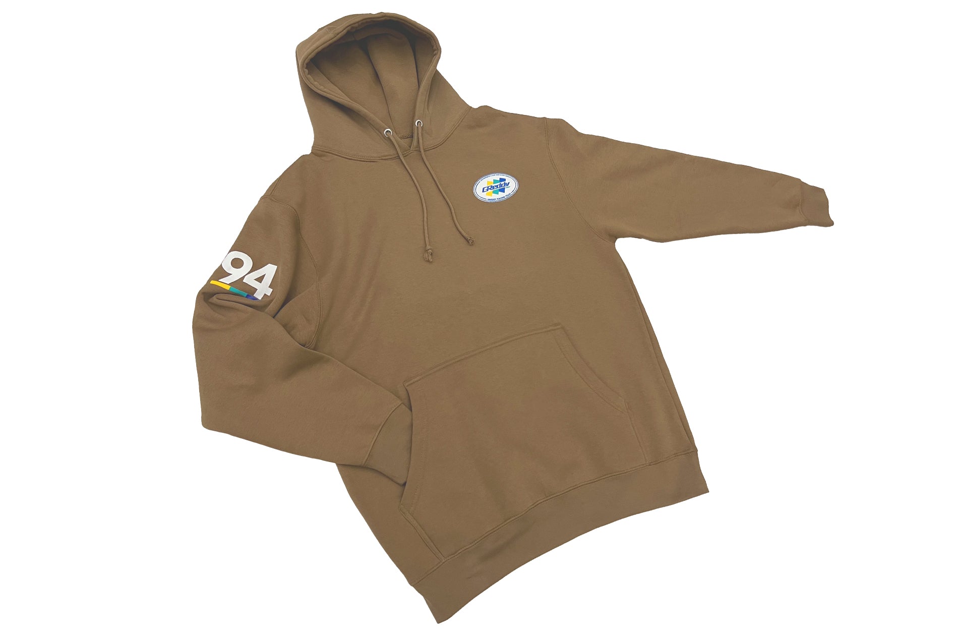 GReddy Racing Team Oval Logo Pullover Hood - Sand