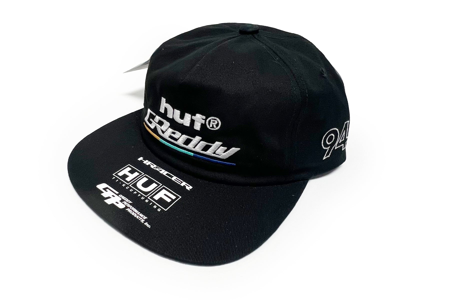 HUF x GReddy Formula Snapback Hat - Black