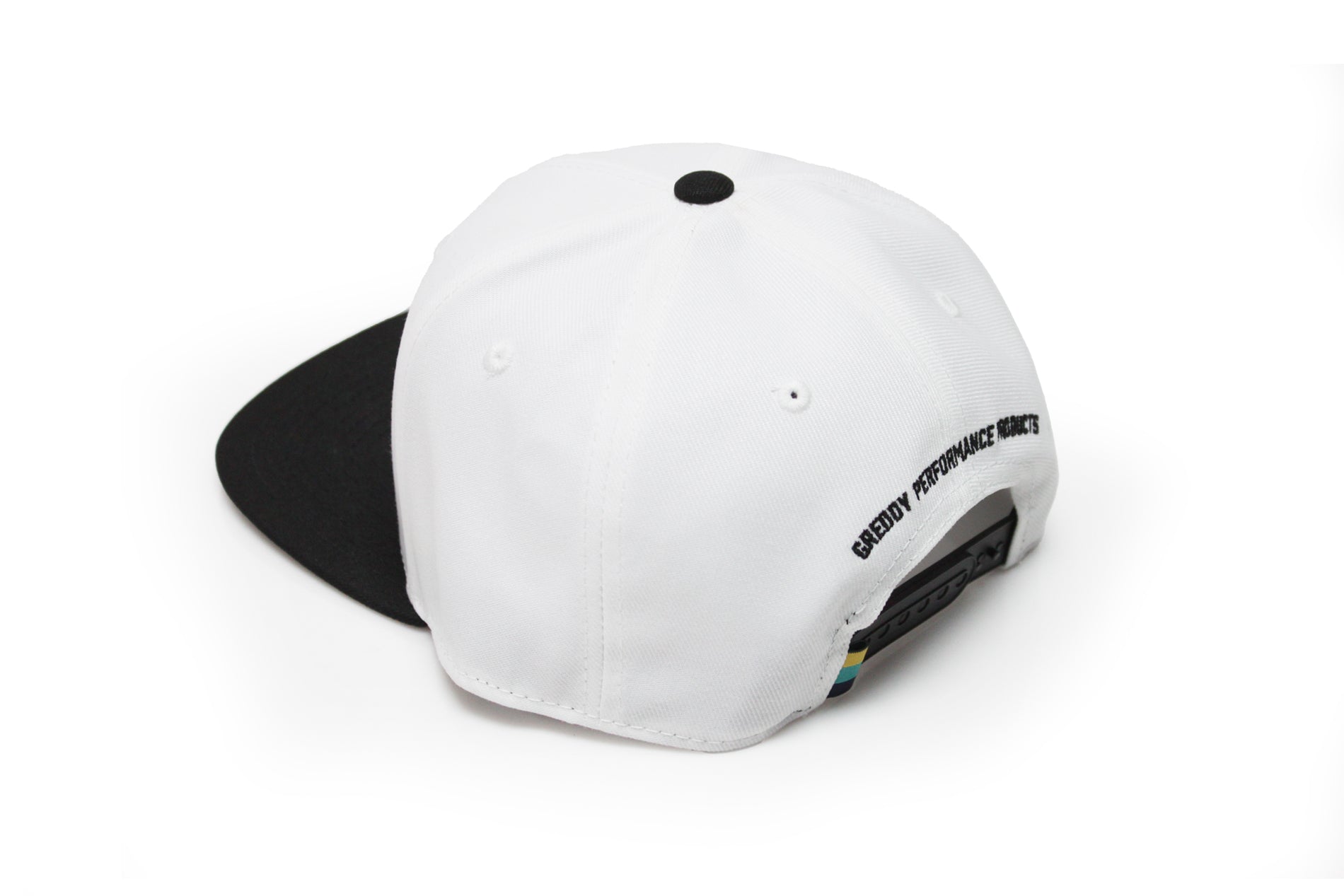 GReddy 3-Color "G" Snap-Back Cap - White and Black