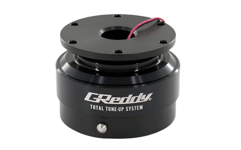 BLACK GREDDY RAPFIX II STEERING WHEEL QUICK RELEASE HUB - (70723802)