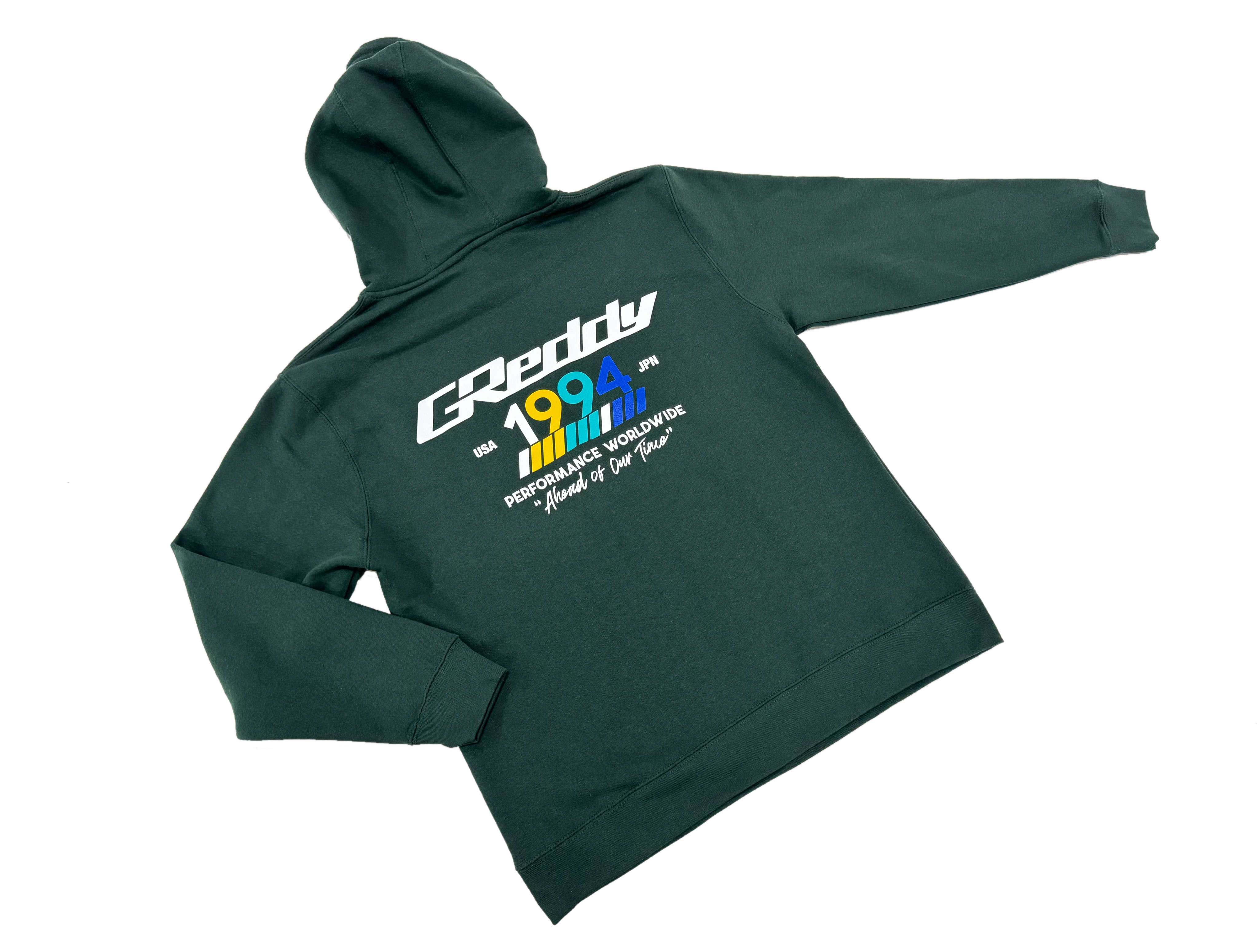GReddy "94" Pullover Hood - Sports Green