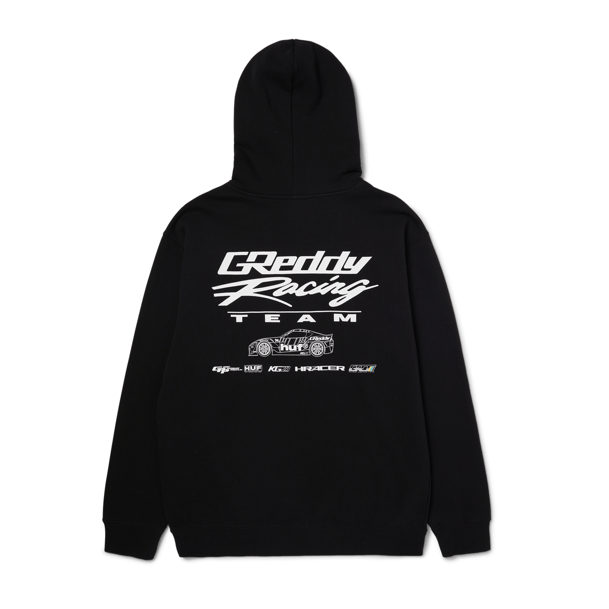 HUF x GReddy Drift Pullover- Black