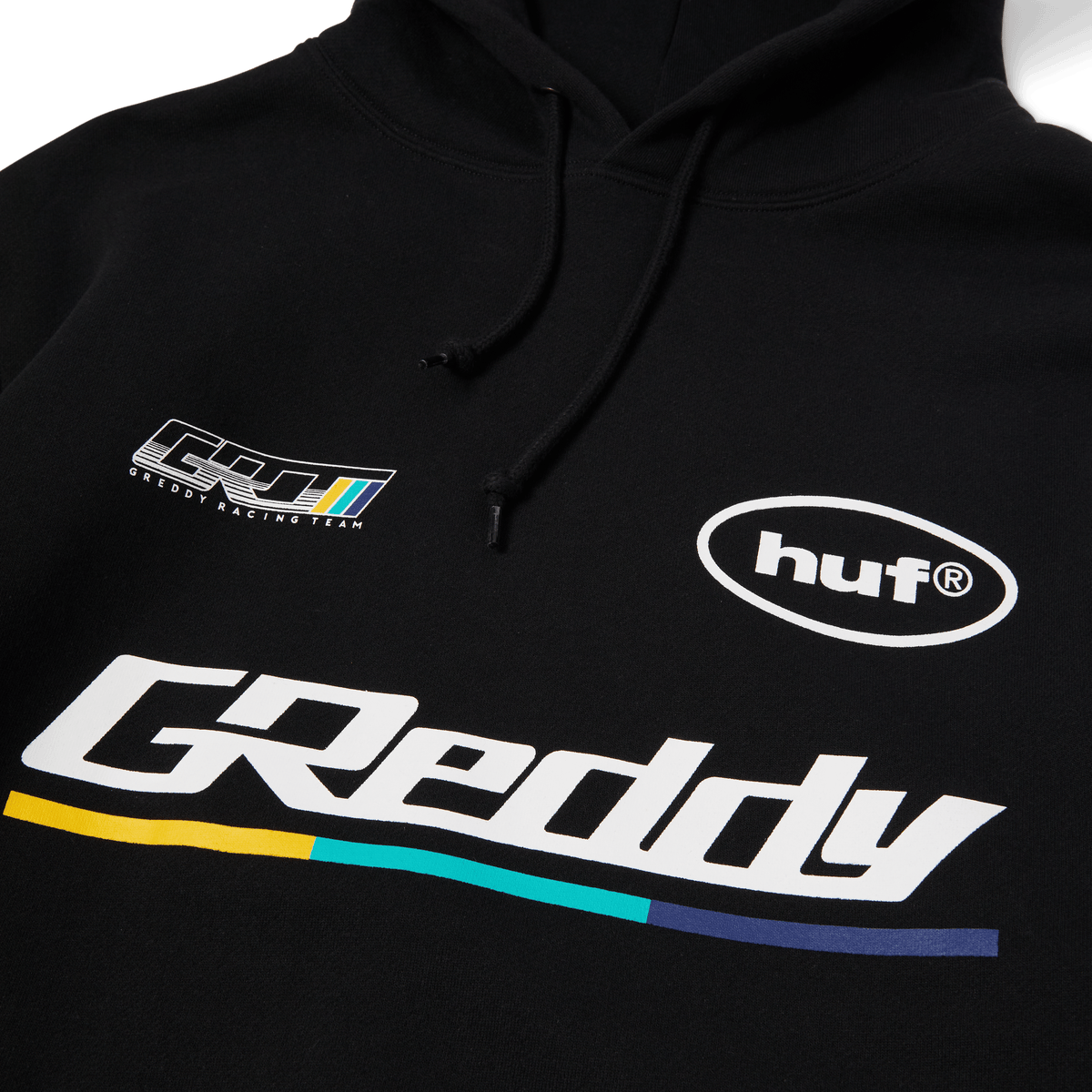 HUF x GReddy Drift Pullover- Black