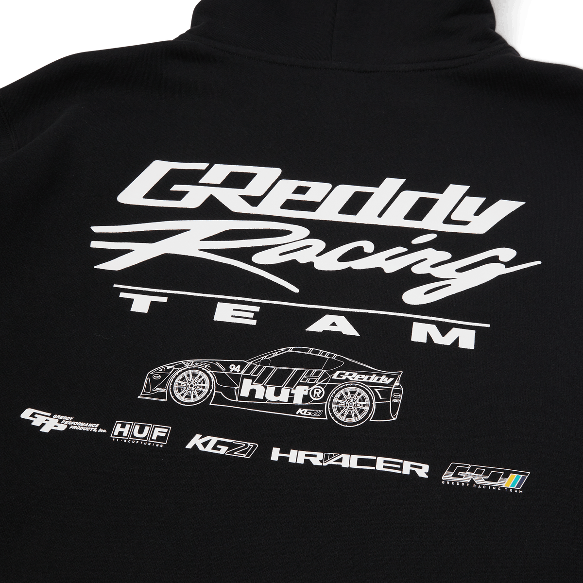 HUF x GReddy Drift Pullover- Black