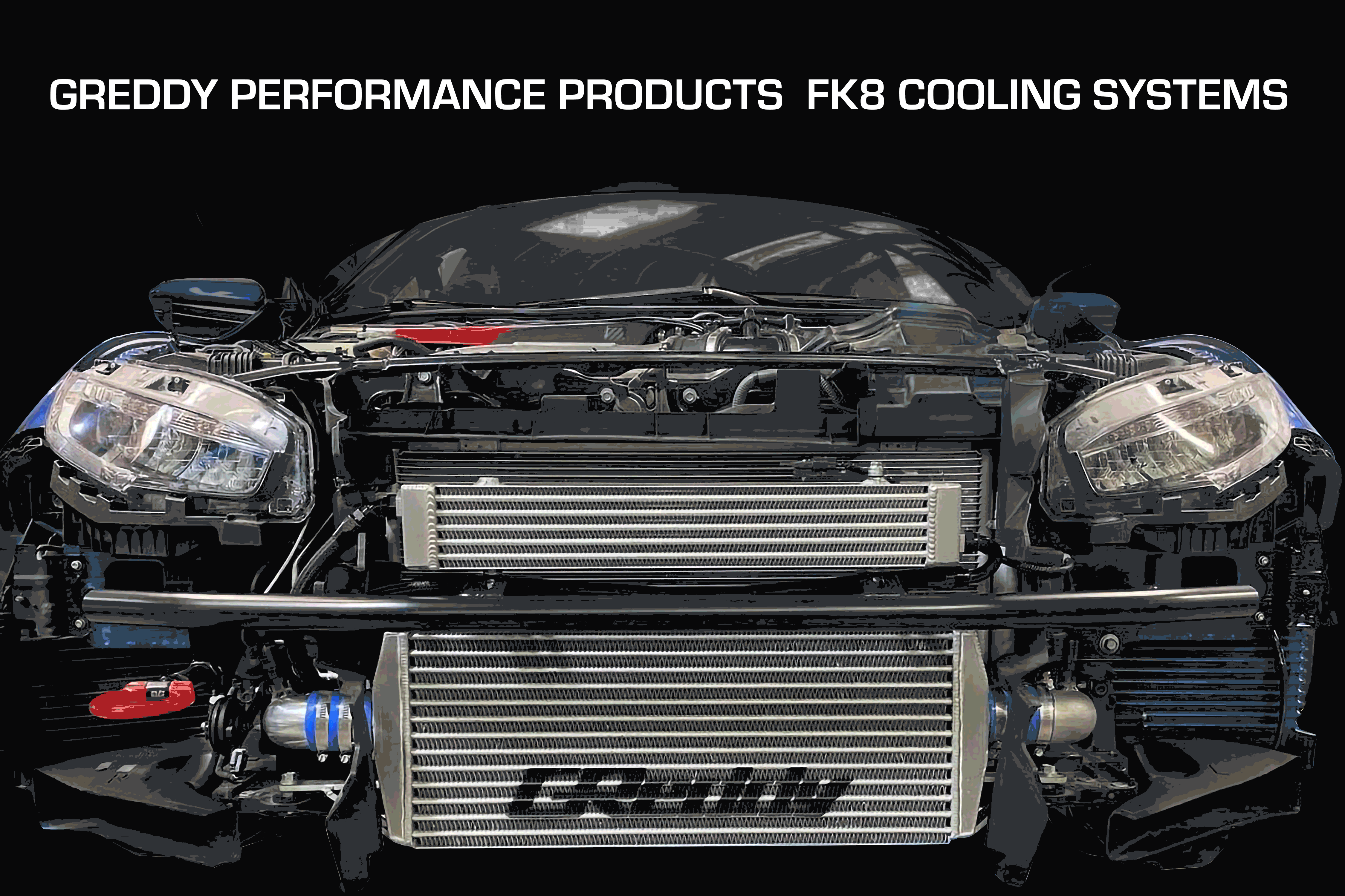 GReddy Performance Products Civic Type R Hi-Capacity Engine Oil Cooler Kit - FK8