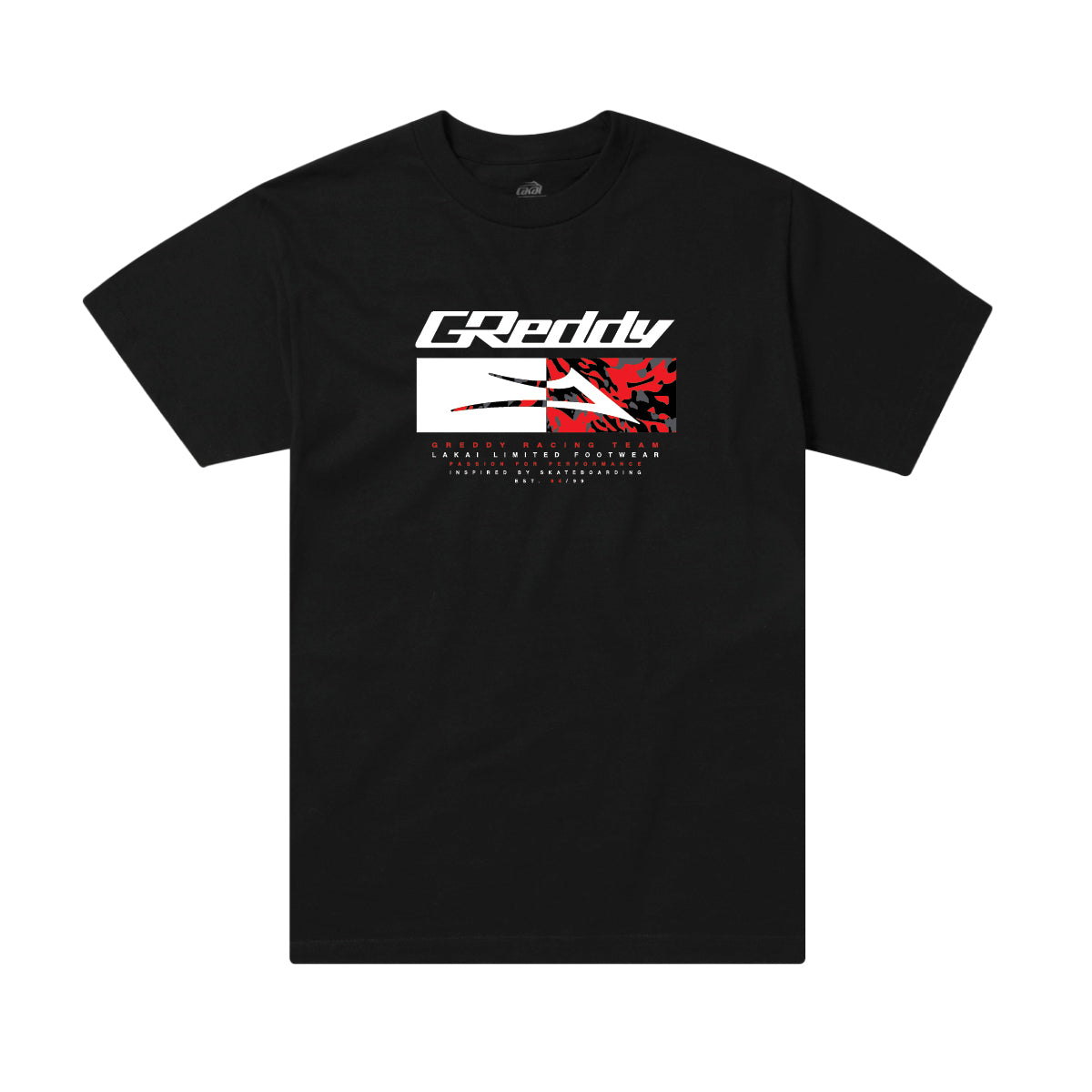 Lakai x GReddy KG21 Tee  - Black  (Limited Stock)